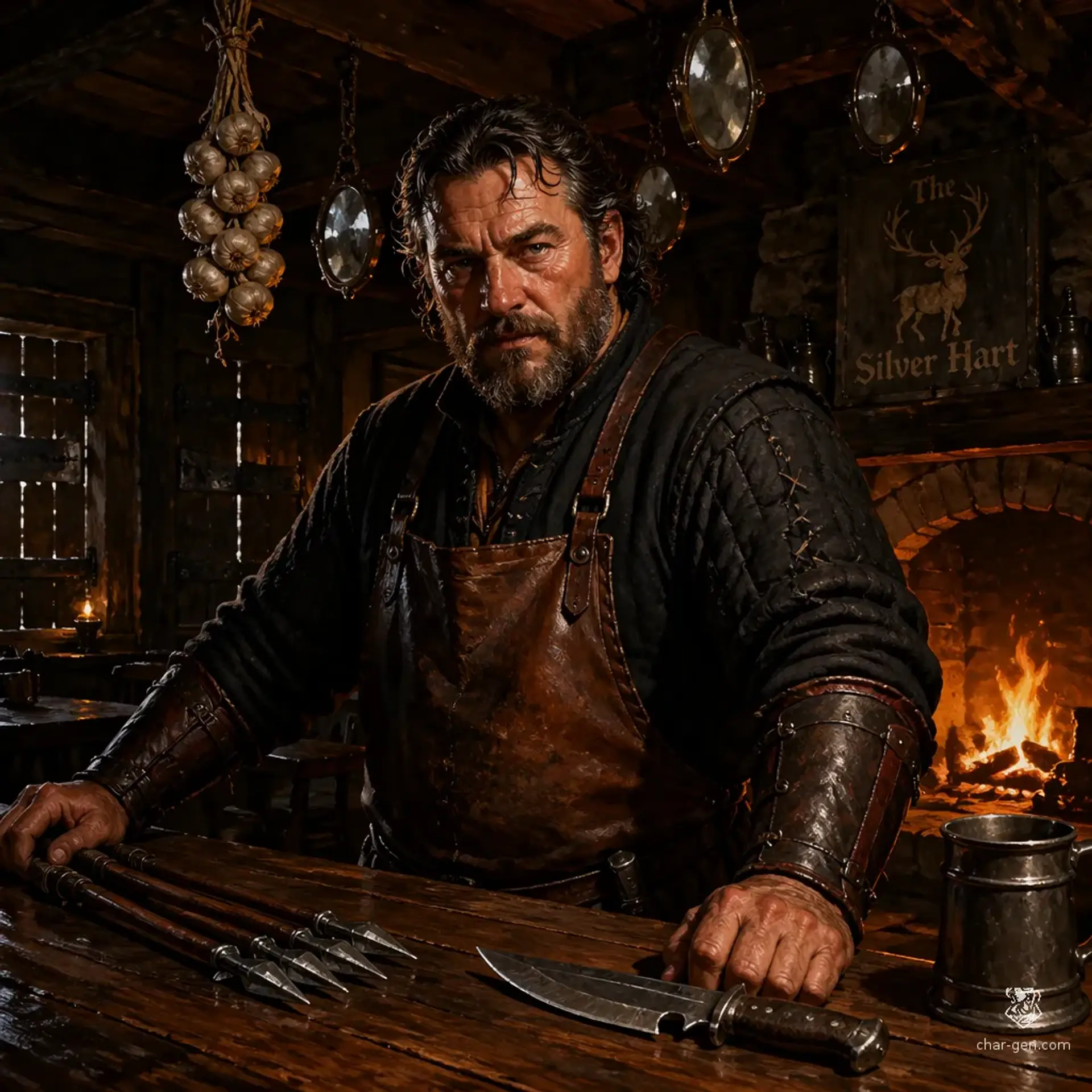 The Bent Stake - AI-generated fantasy Tavern