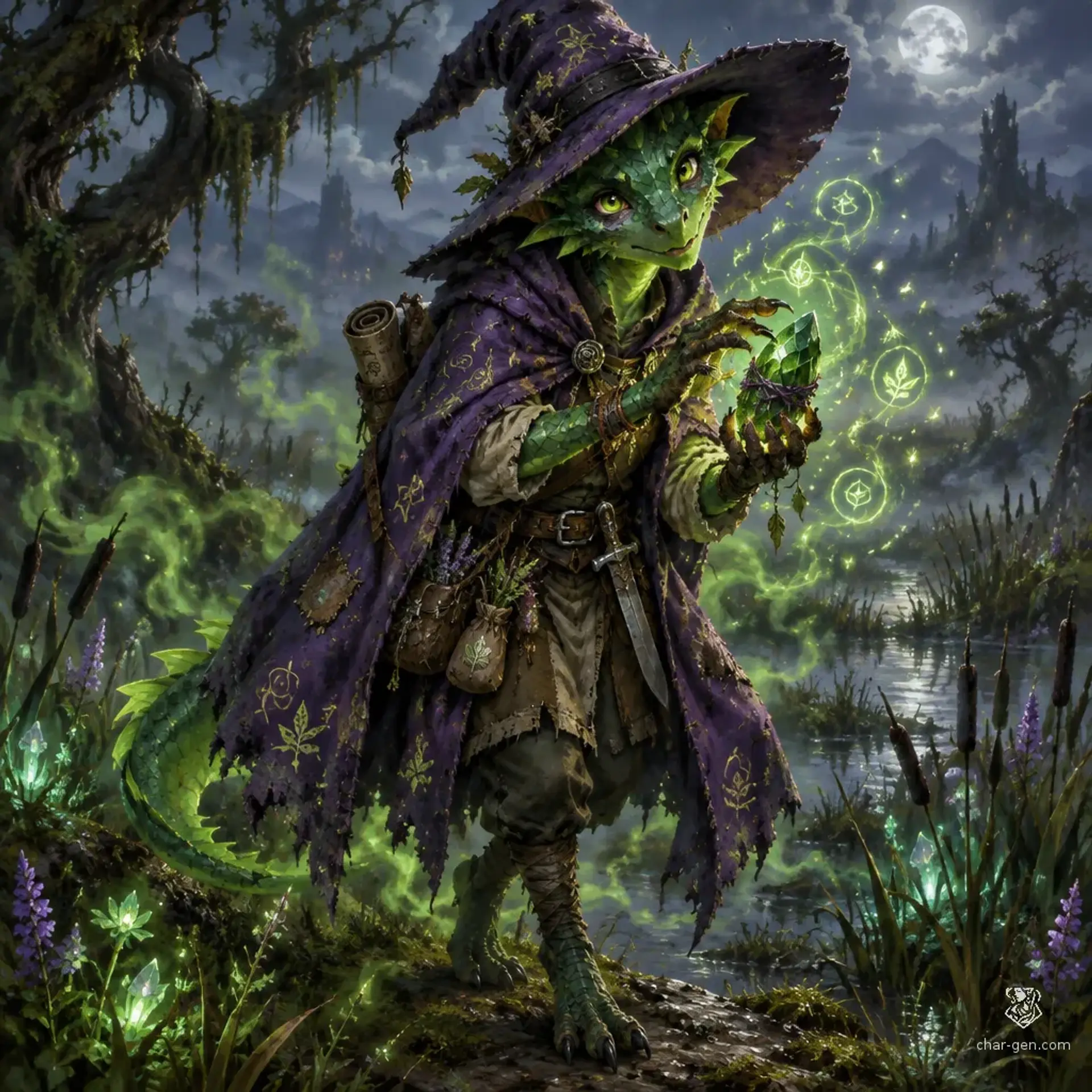 Watawin - AI-generated fantasy Character