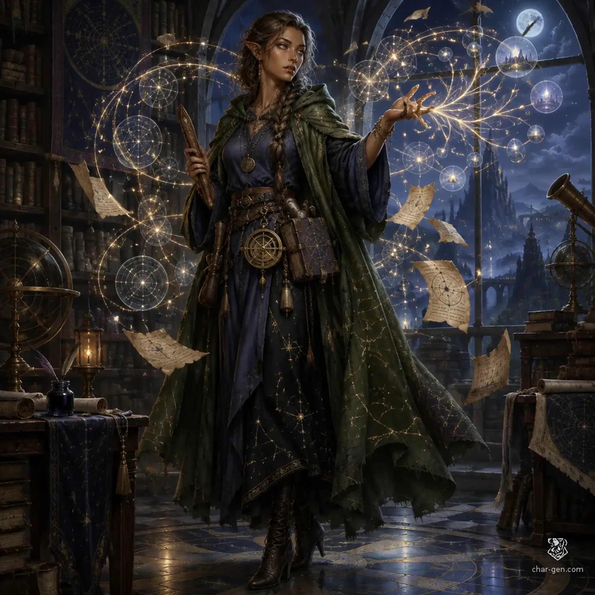 Galadriel - AI-generated fantasy Character