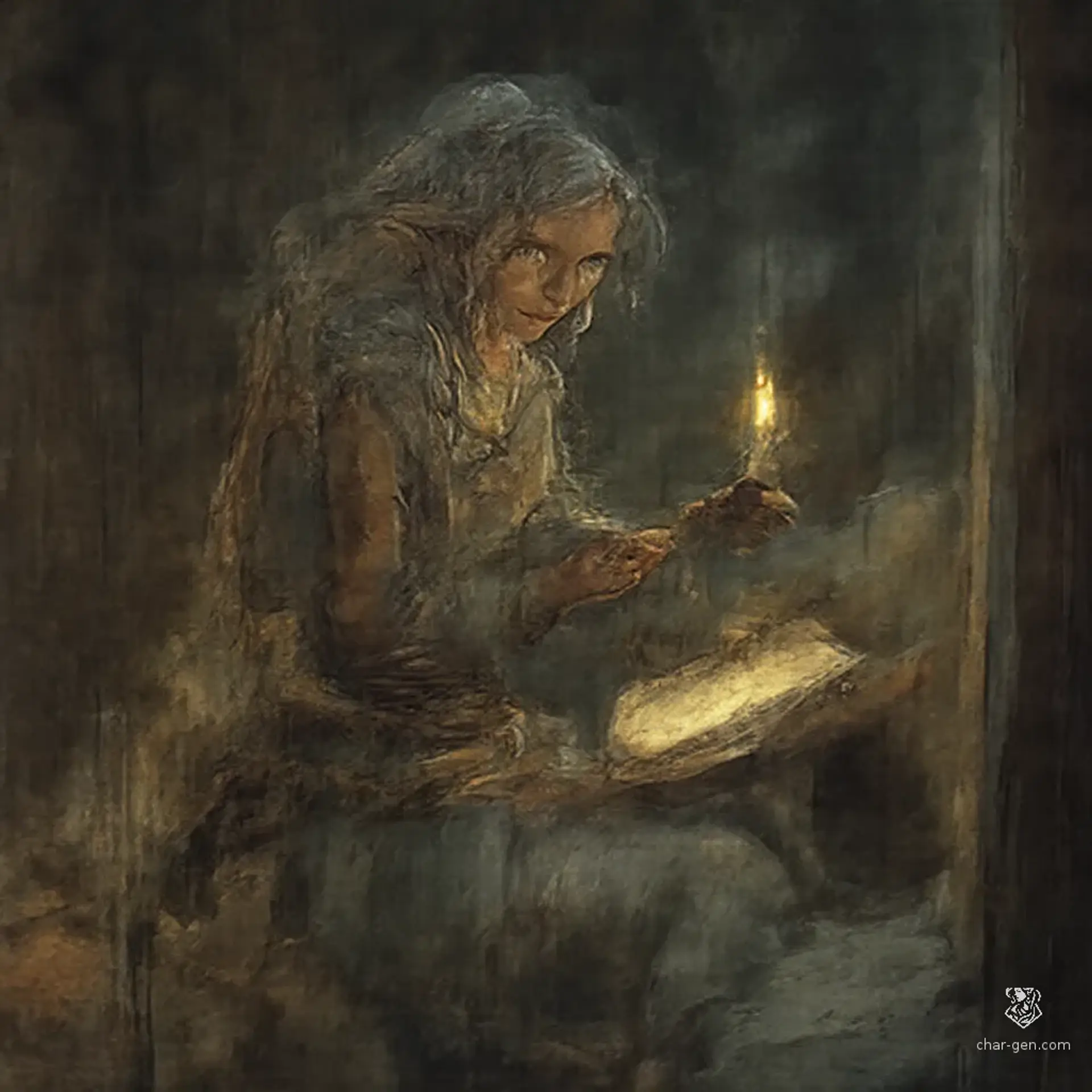 Ressa Dawnsand - AI-generated fantasy NPC