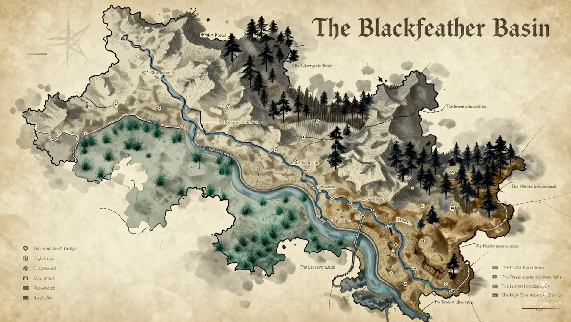 The Blackfeather Basin