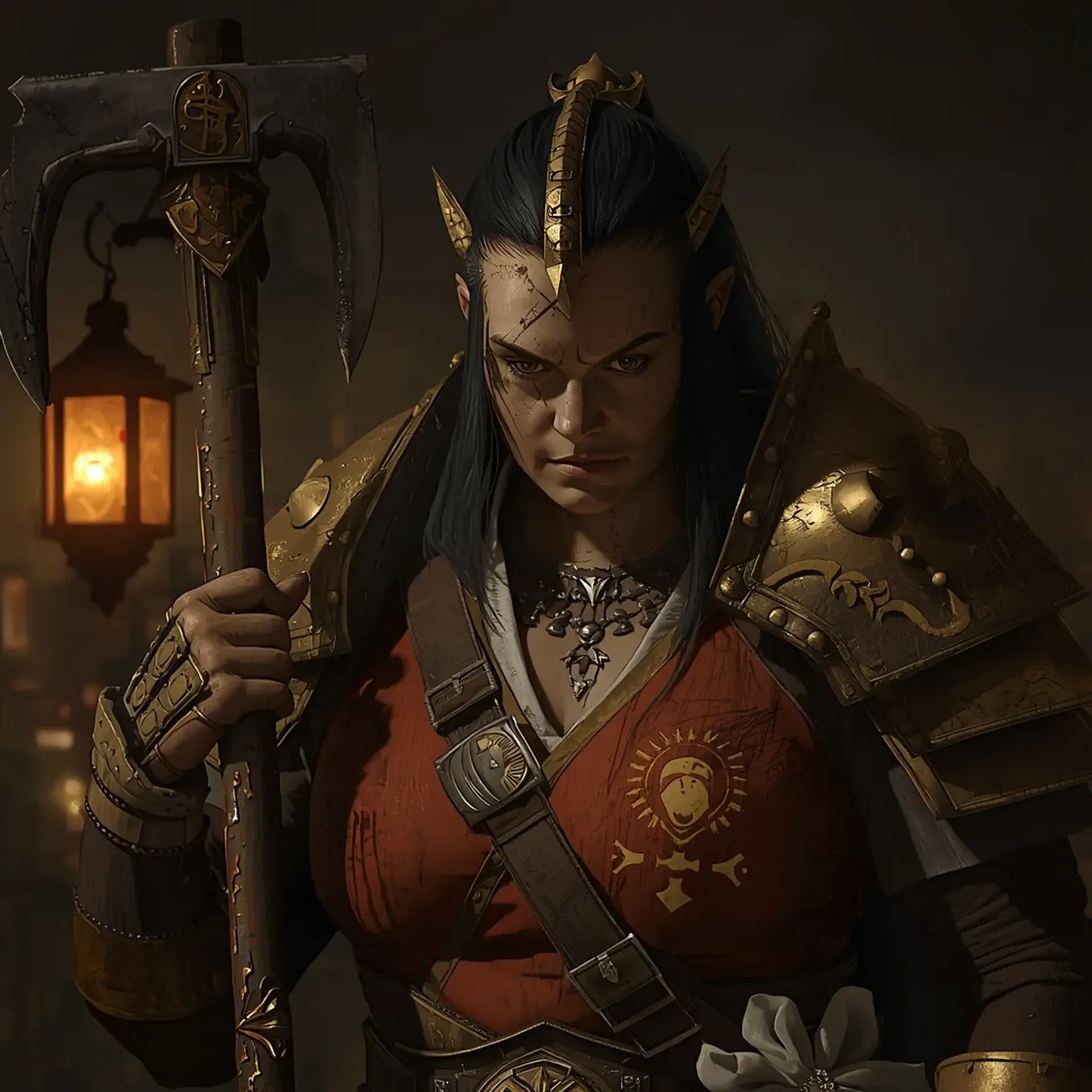 Kalsi Fire-Heart (Dragonshadow) - AI-generated fantasy NPC