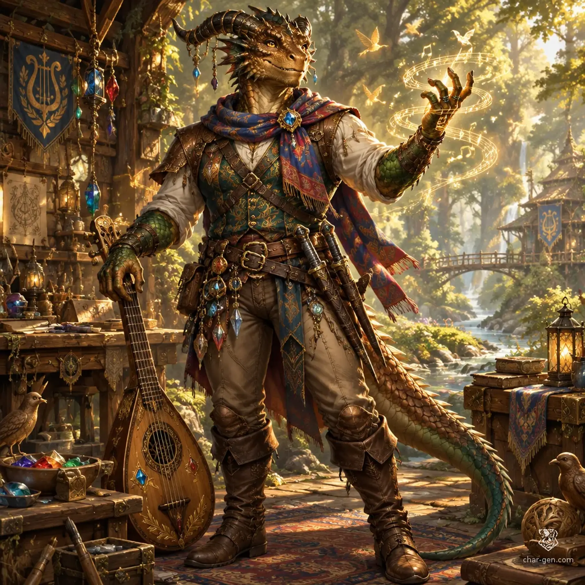 Avery Evermore - AI-generated fantasy Character