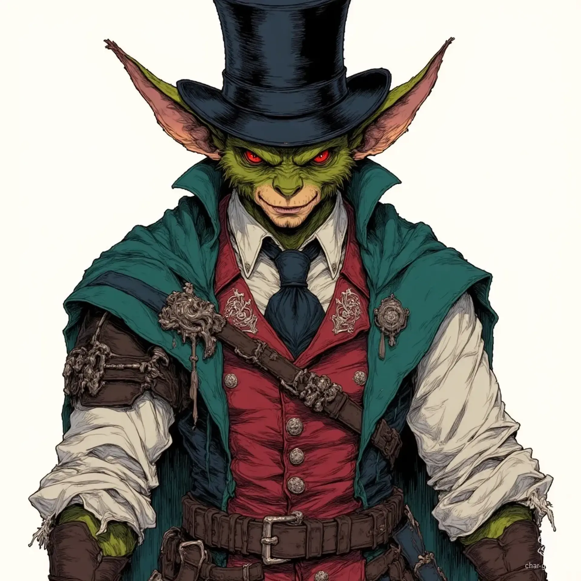 Vritzzi 'The Blessed' Kranznak - AI-generated fantasy NPC