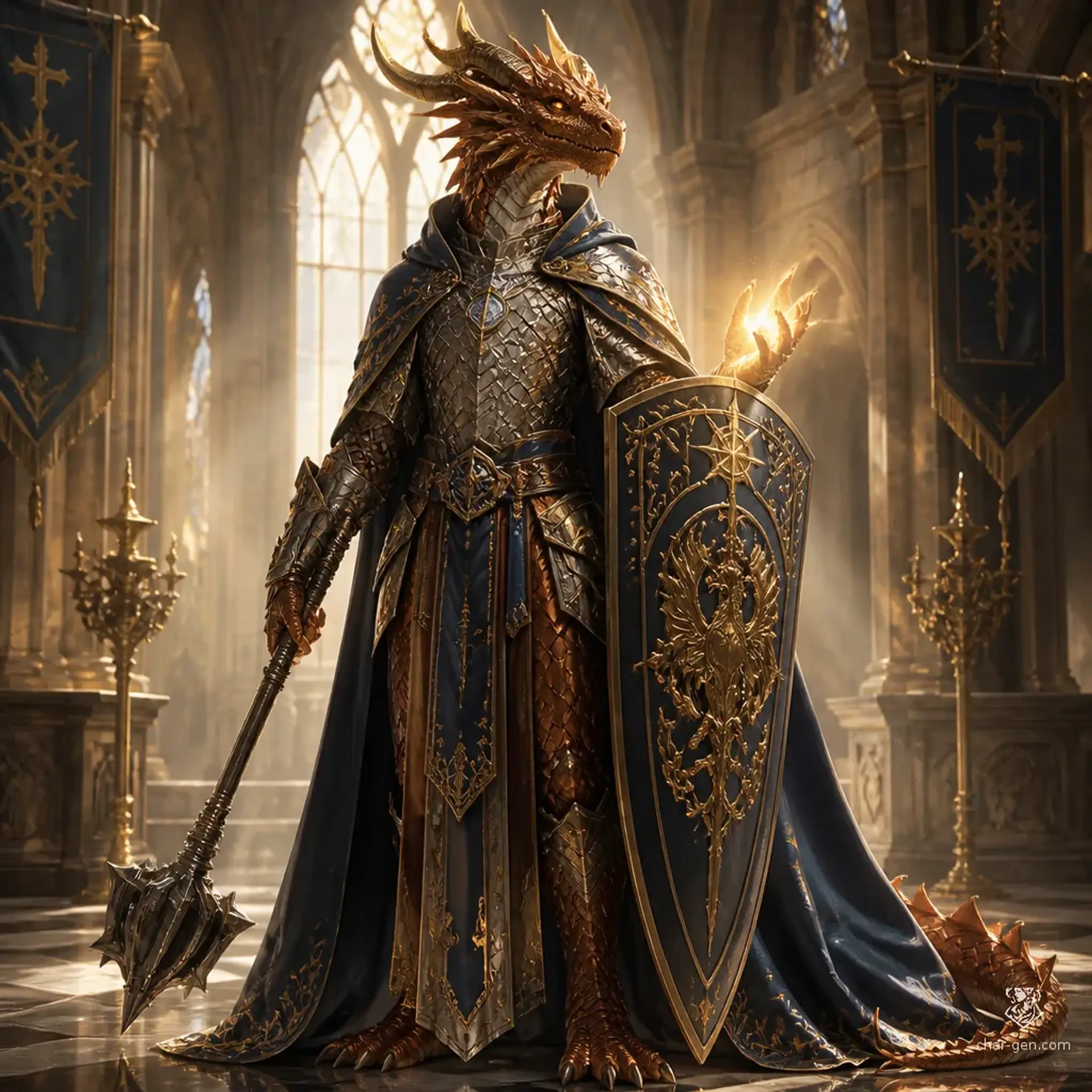Seralyth Vaerun - AI-generated fantasy Character