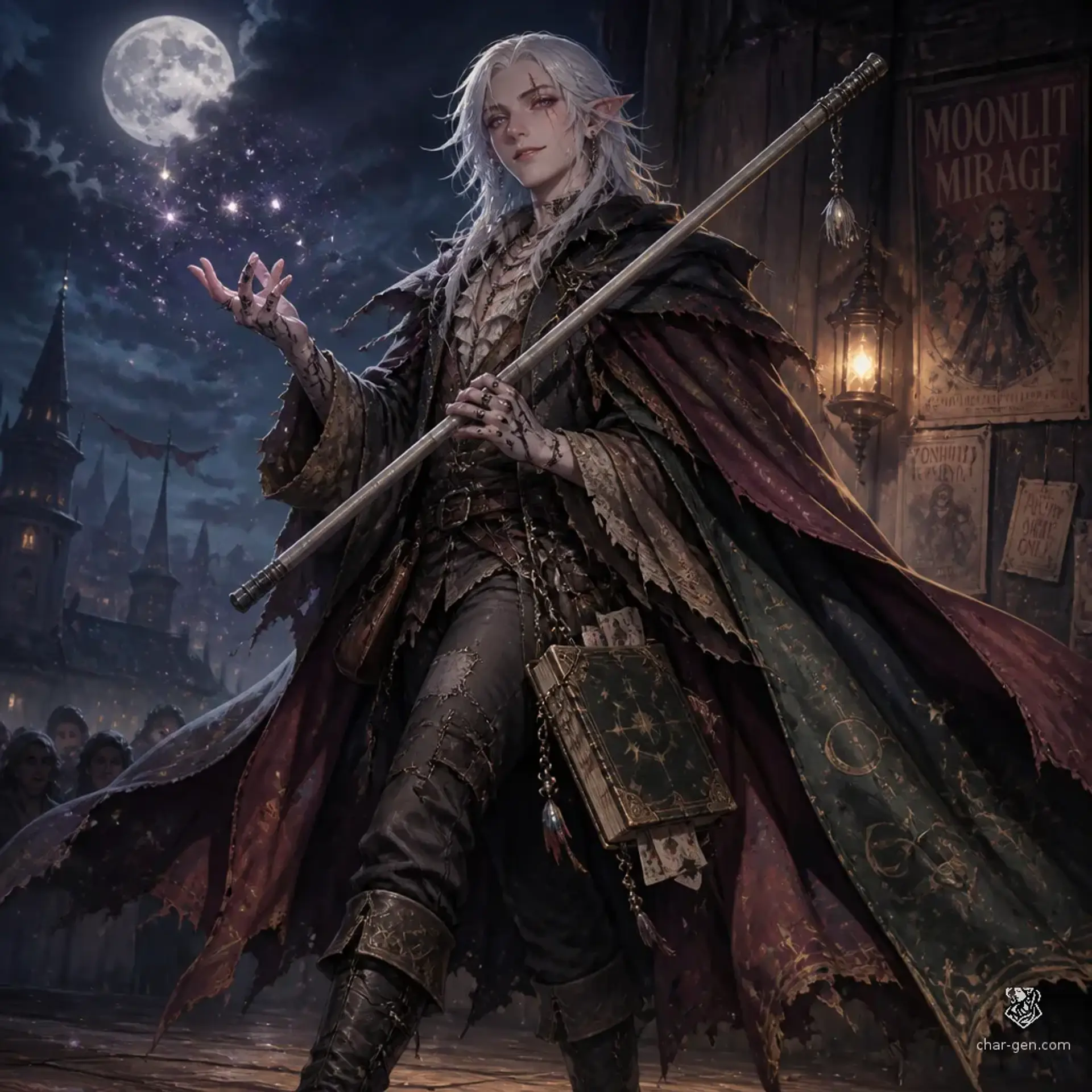 Vaelis Quillstep - AI-generated fantasy Character