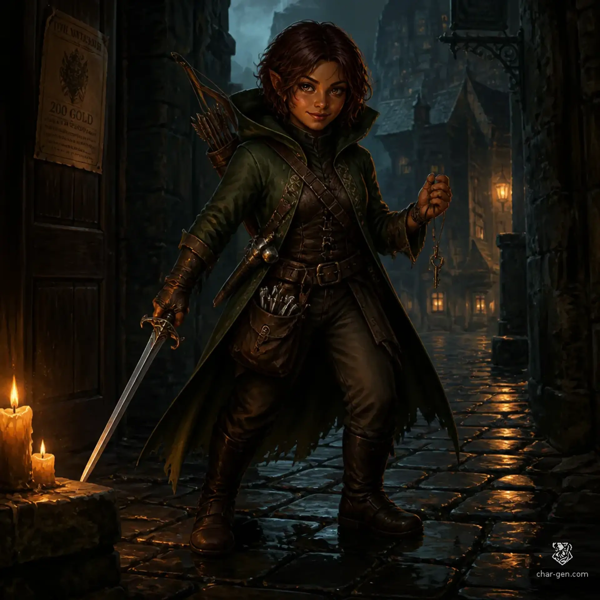 Maya - AI-generated fantasy Character