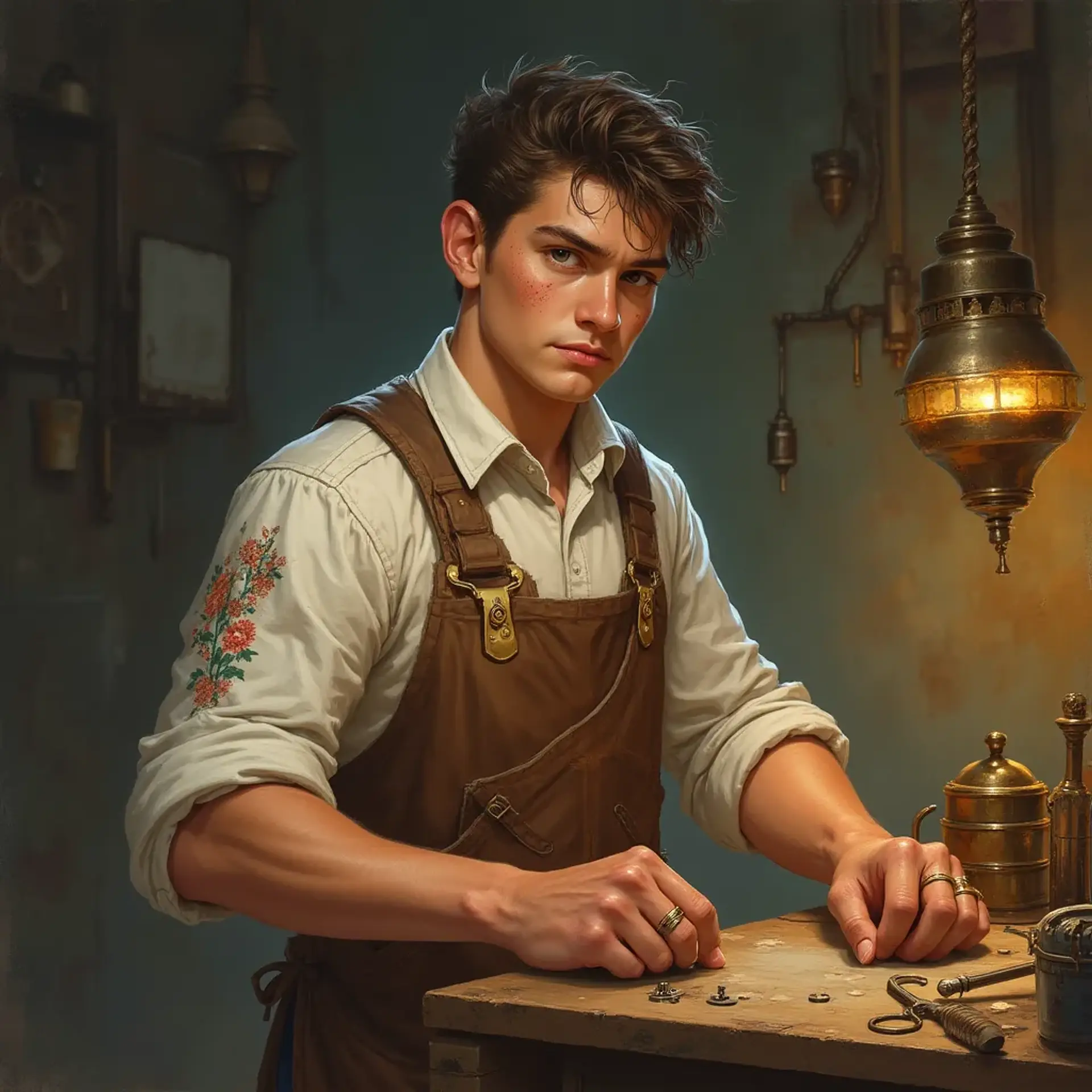 Lucan Mire - AI-generated fantasy NPC