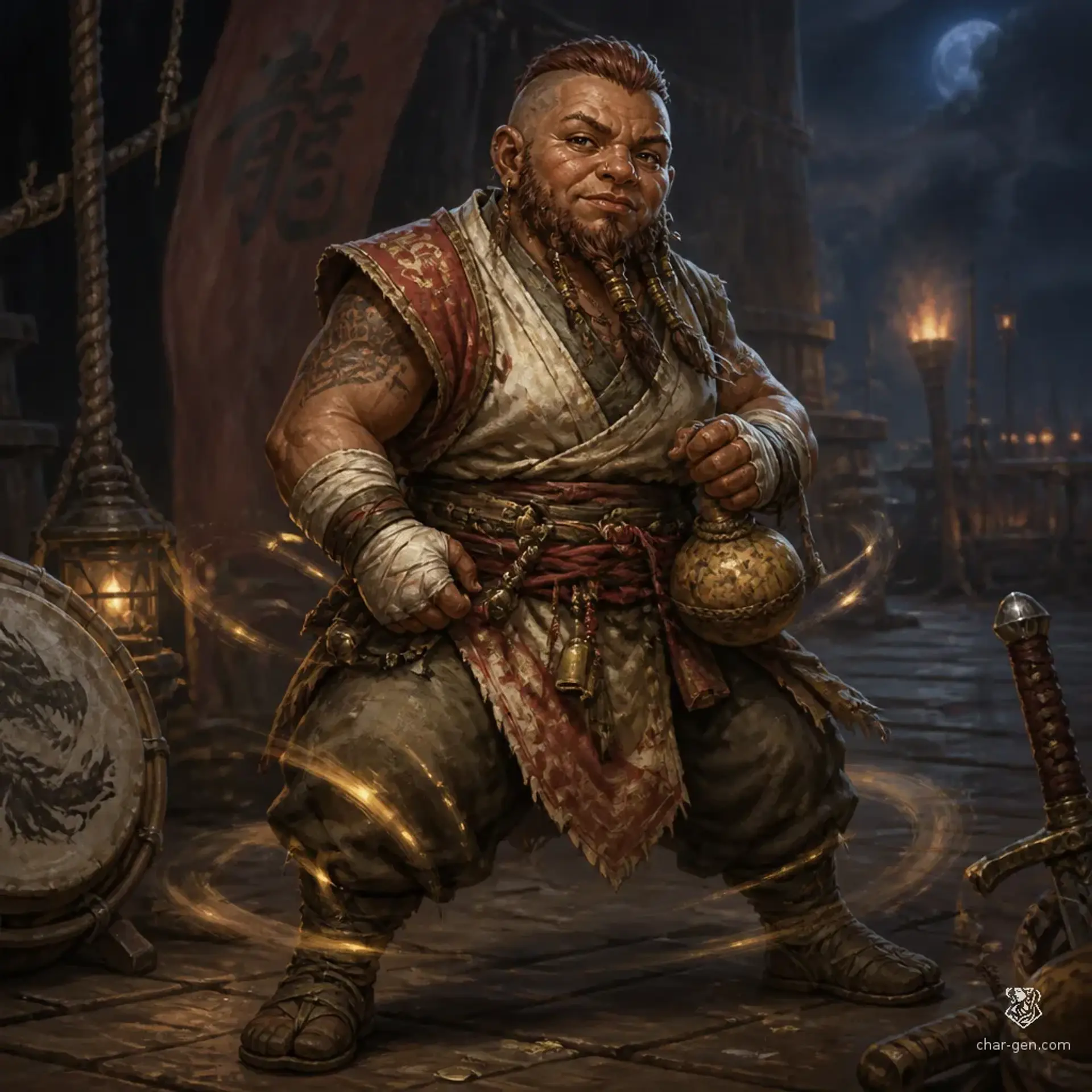 Uru Bek - AI-generated fantasy Character