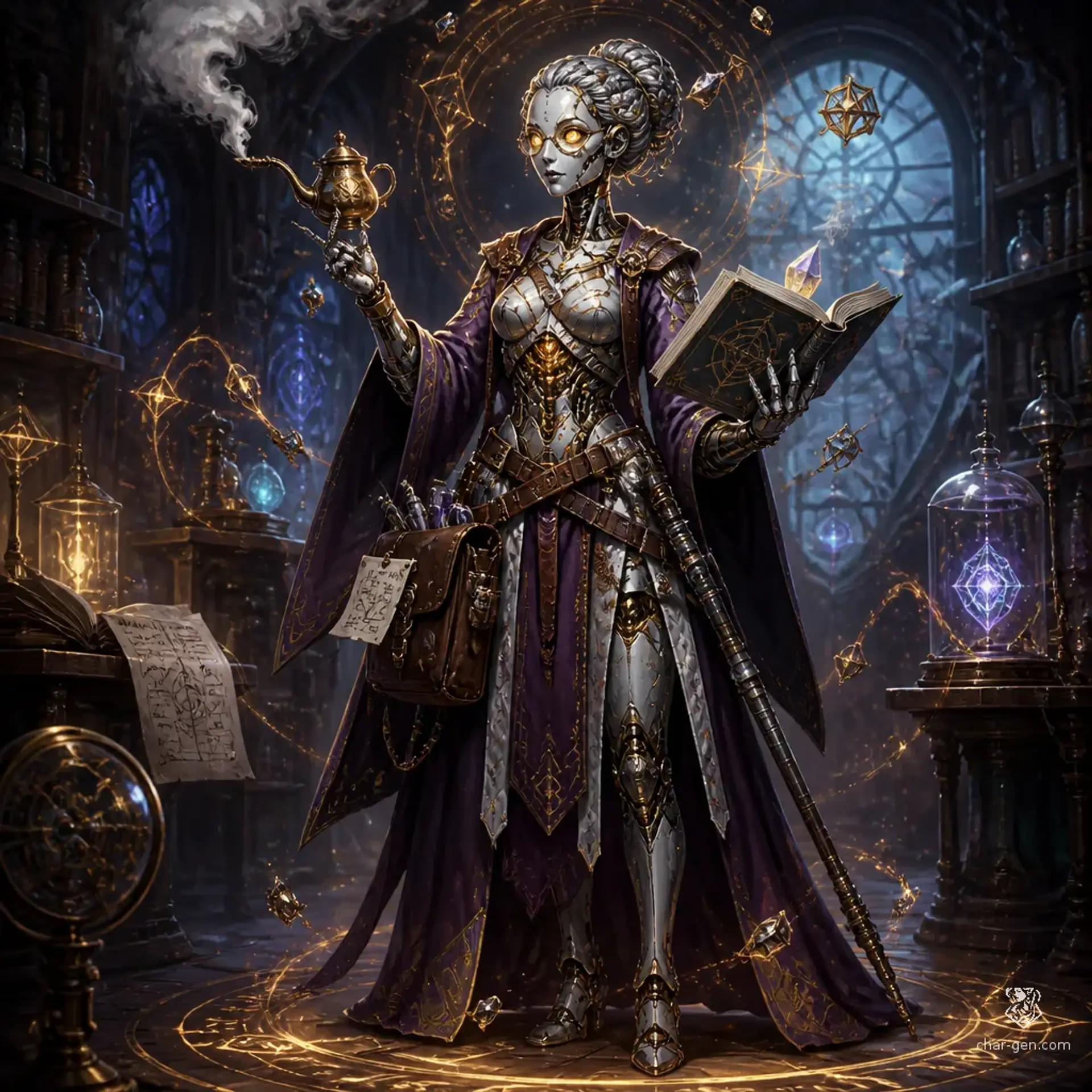 Scintillia - AI-generated fantasy Character