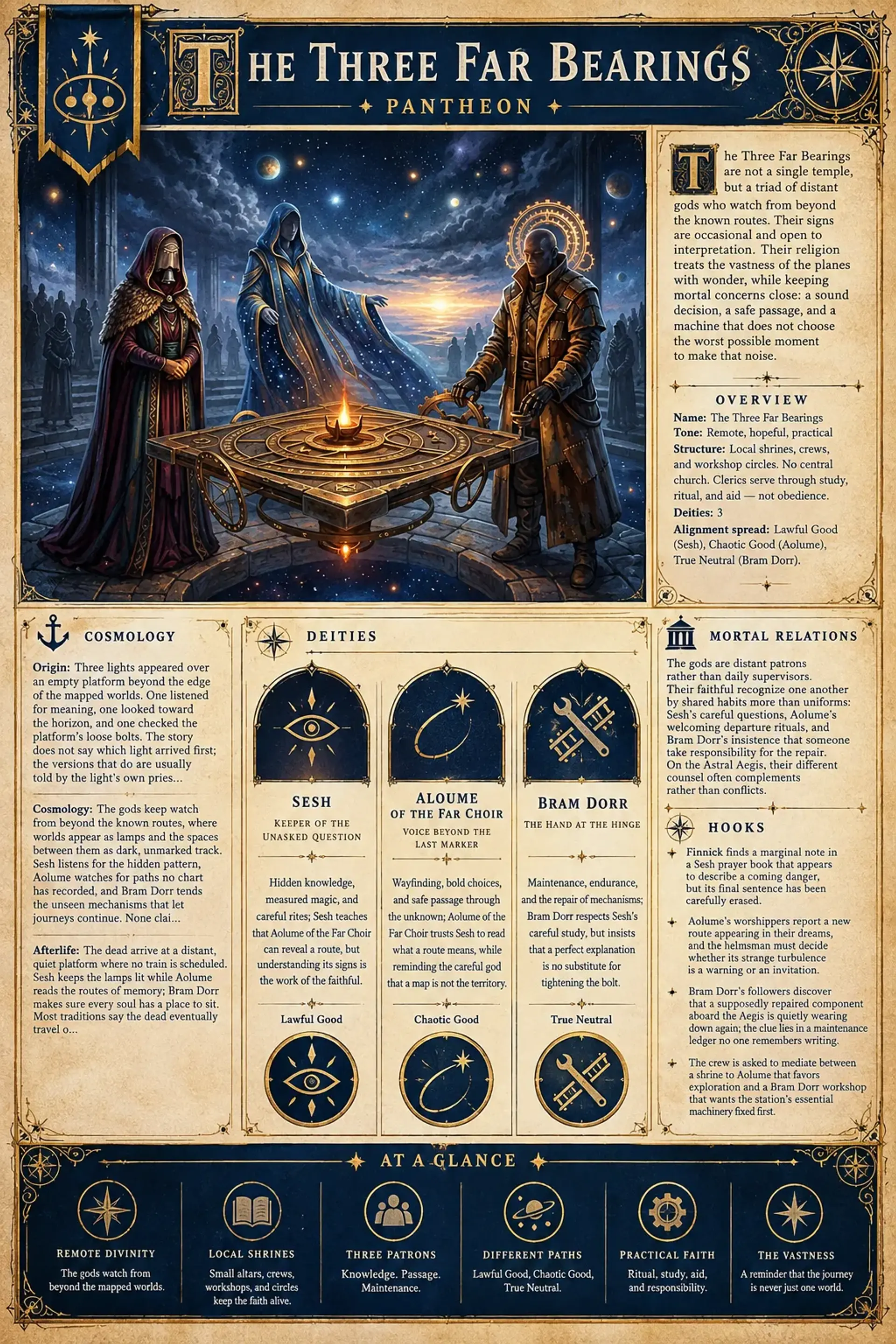 The Three Far Bearings