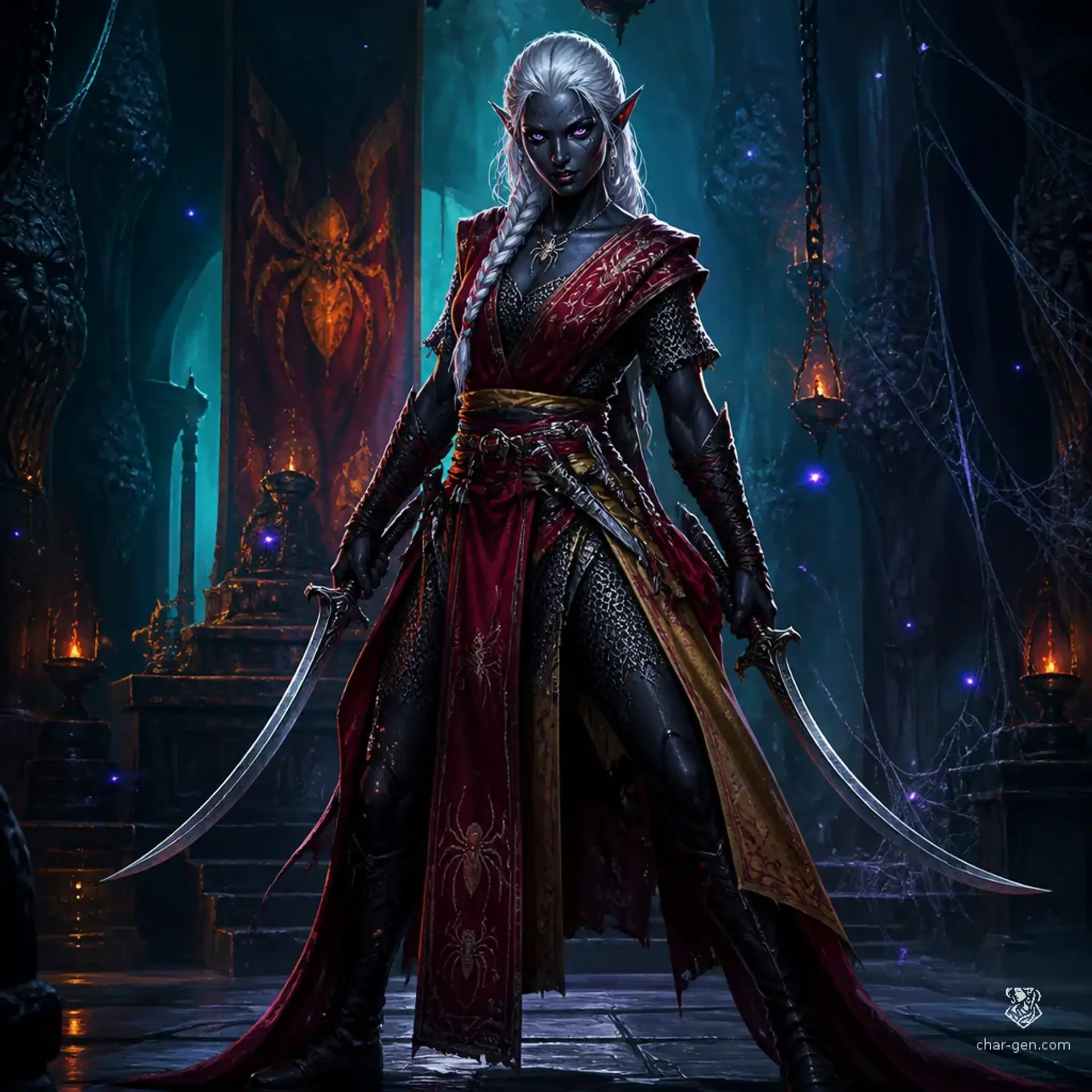 Tavra - AI-generated fantasy Character