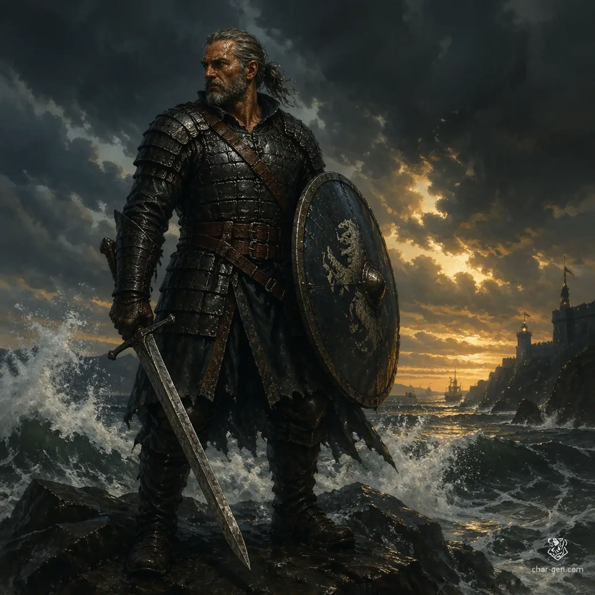 Silas Iron-Grip Vane - AI-generated fantasy Character