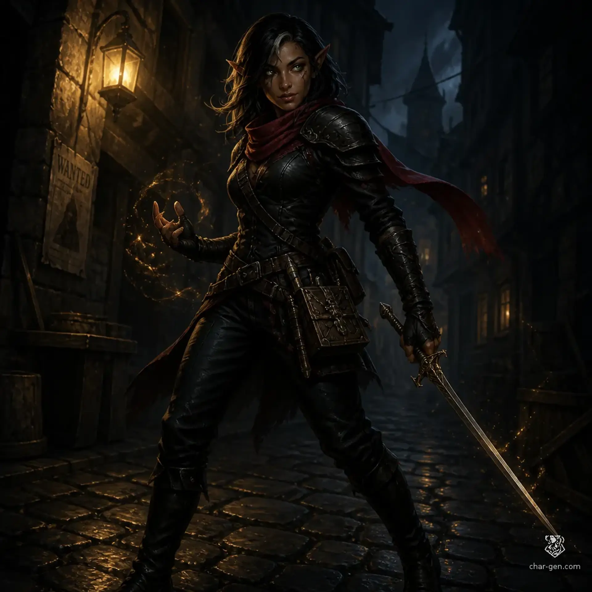 Gage - AI-generated fantasy Character