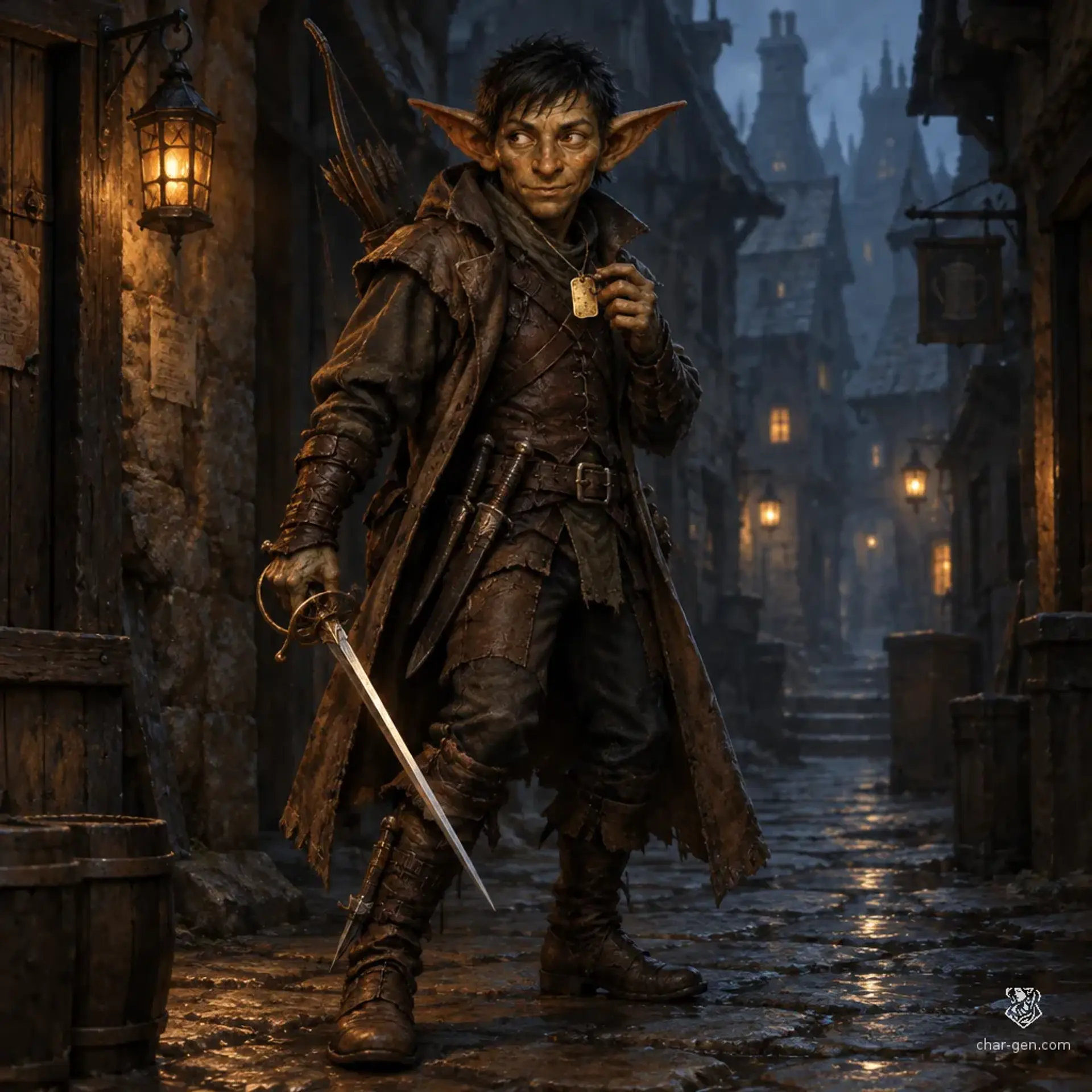 Yktar - AI-generated fantasy Character