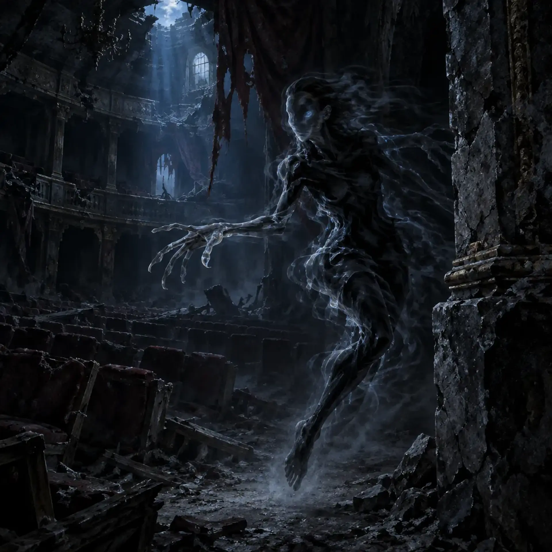 Echo shades - AI-generated fantasy Monster