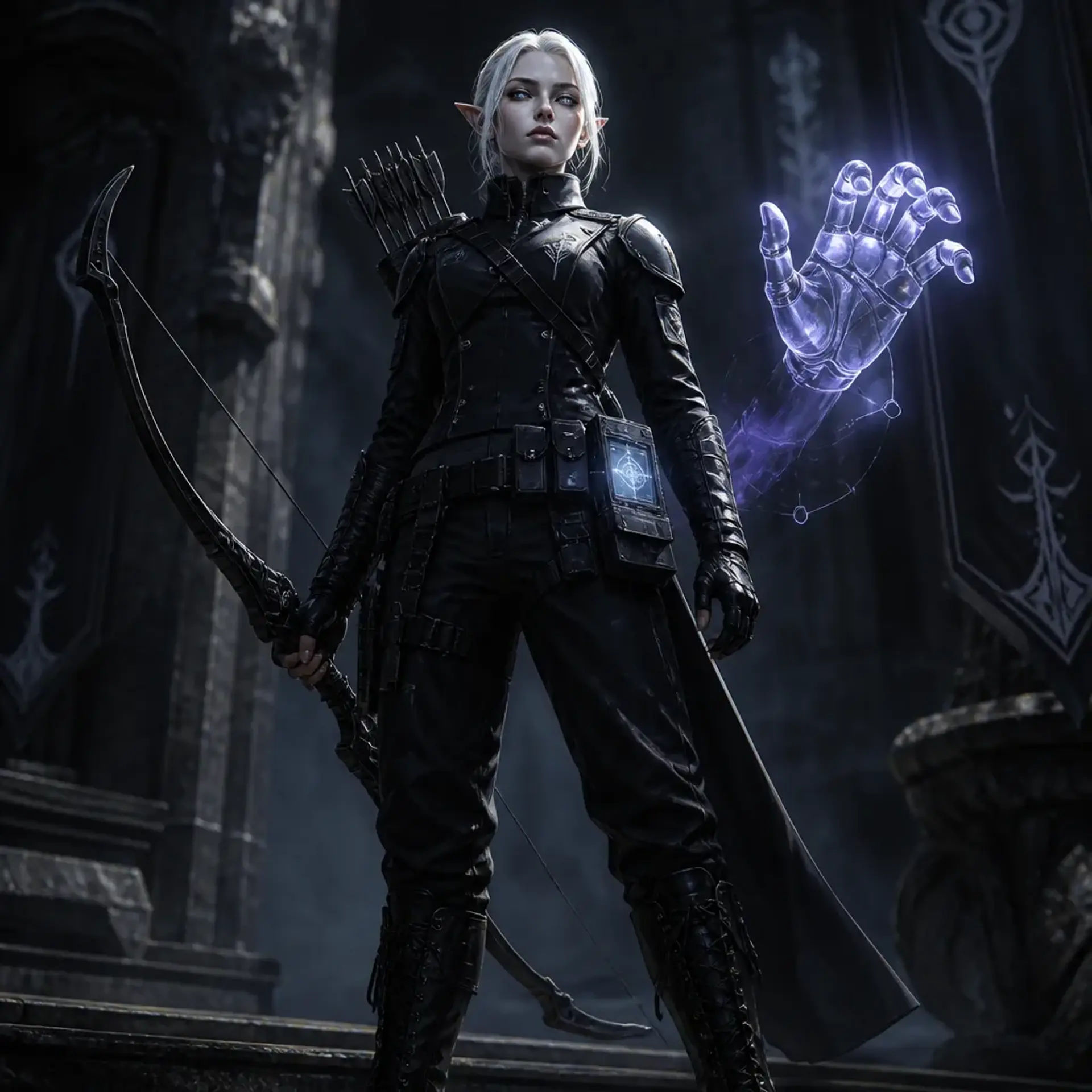 Vynessa - AI-generated fantasy Character