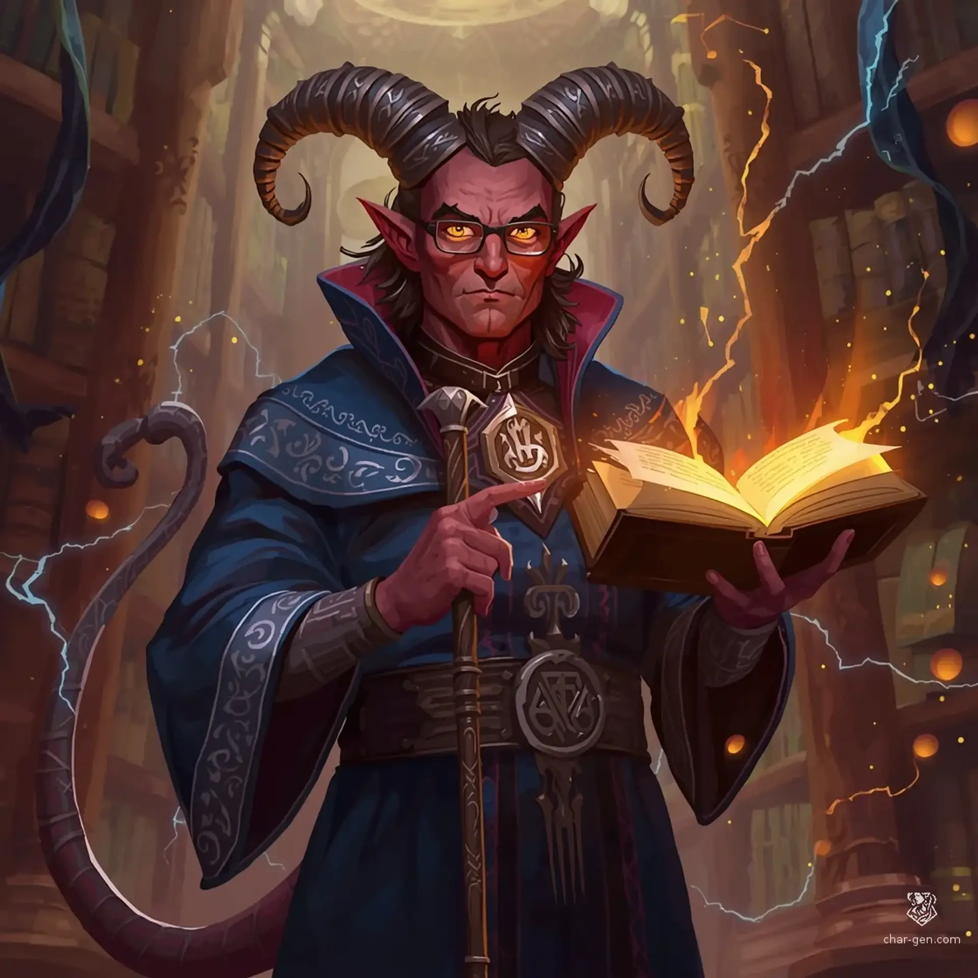 Donovan - AI-generated fantasy Character