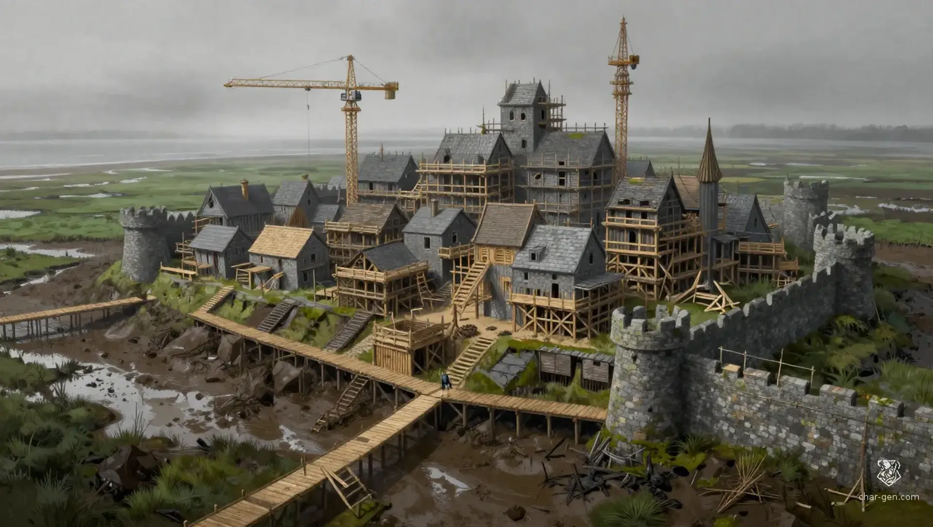 Leilon | Fantasy Settlement Generated by CharGen