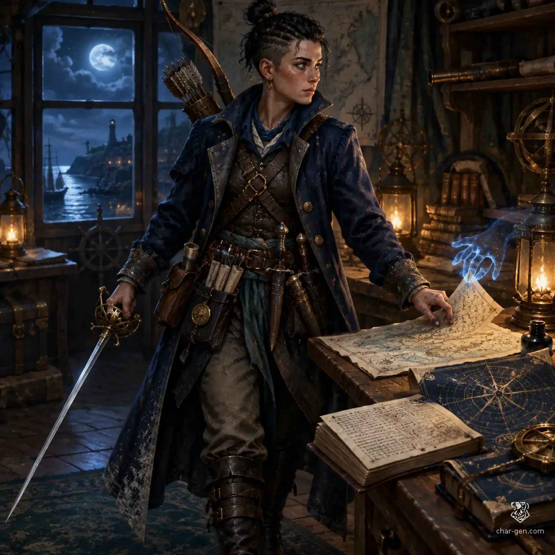 Victurn - AI-generated fantasy Character