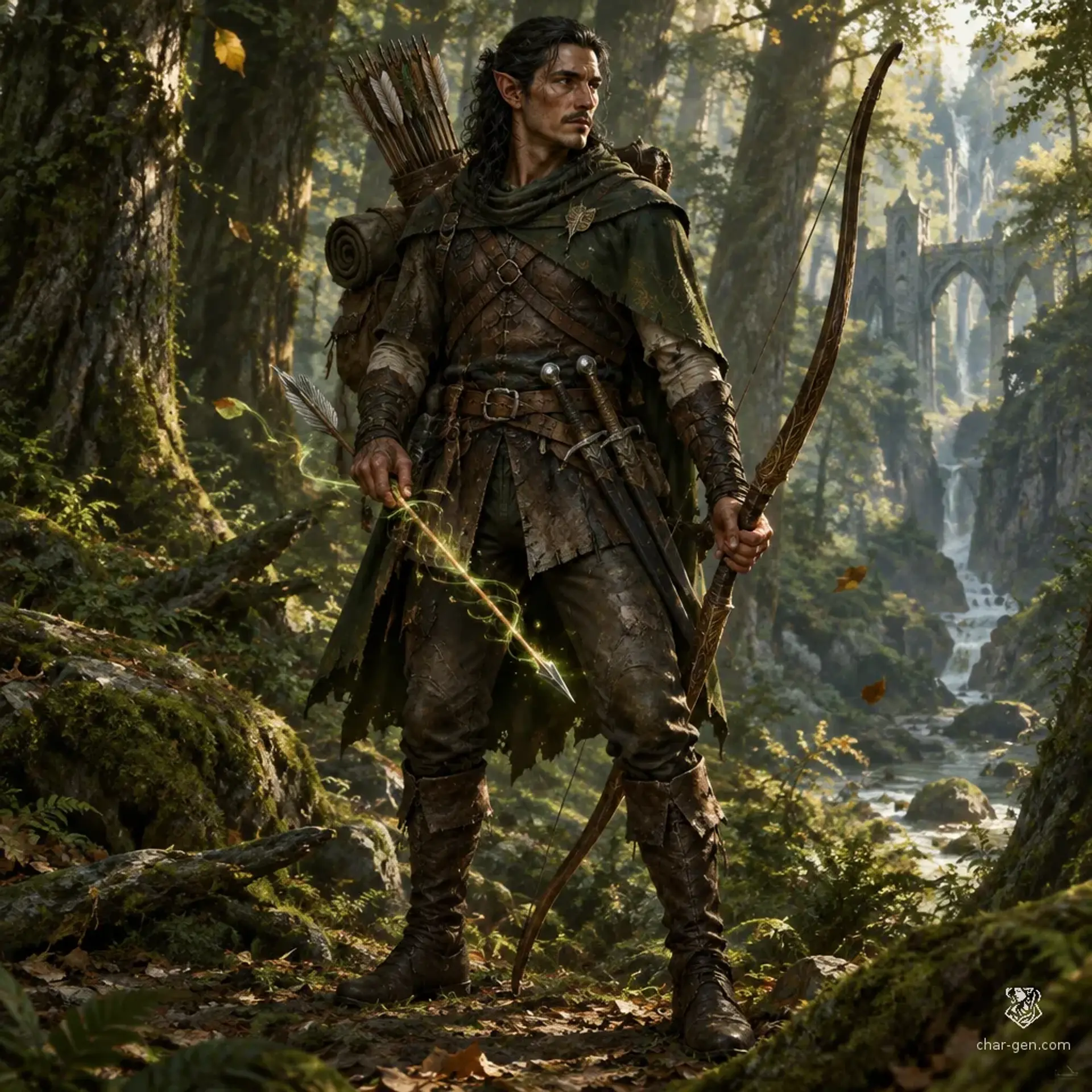Zeke - AI-generated fantasy Character
