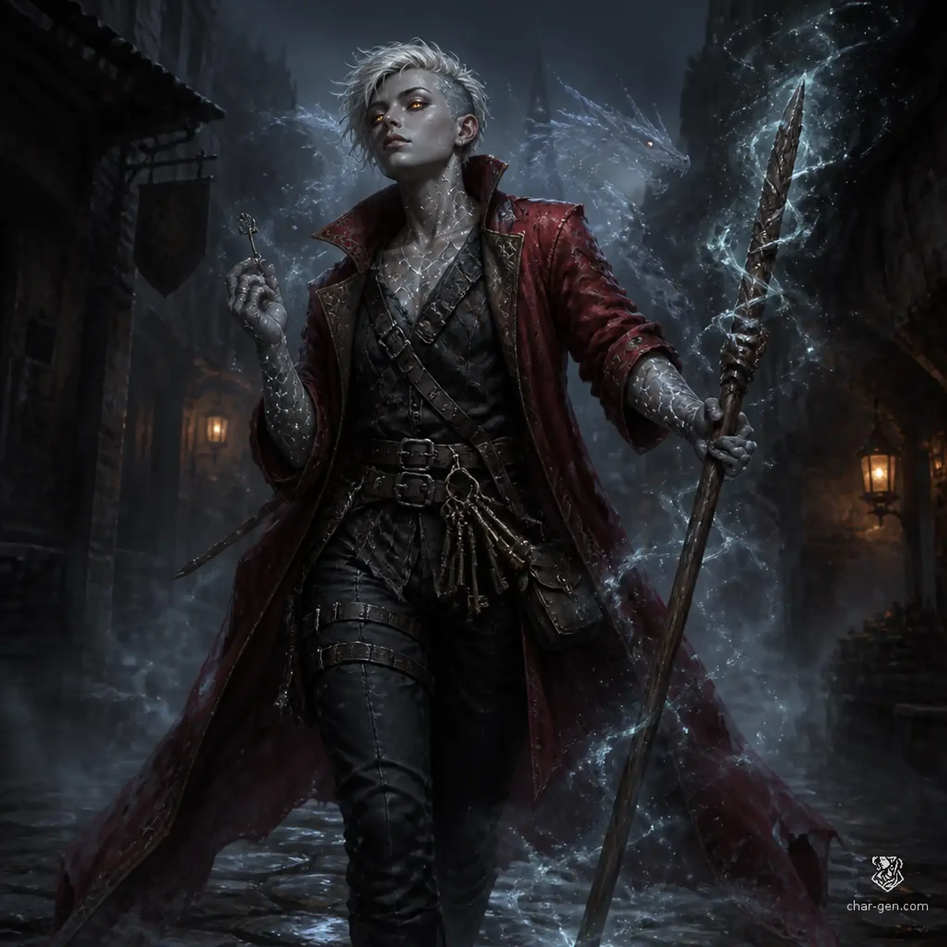 Wicked - AI-generated fantasy Character