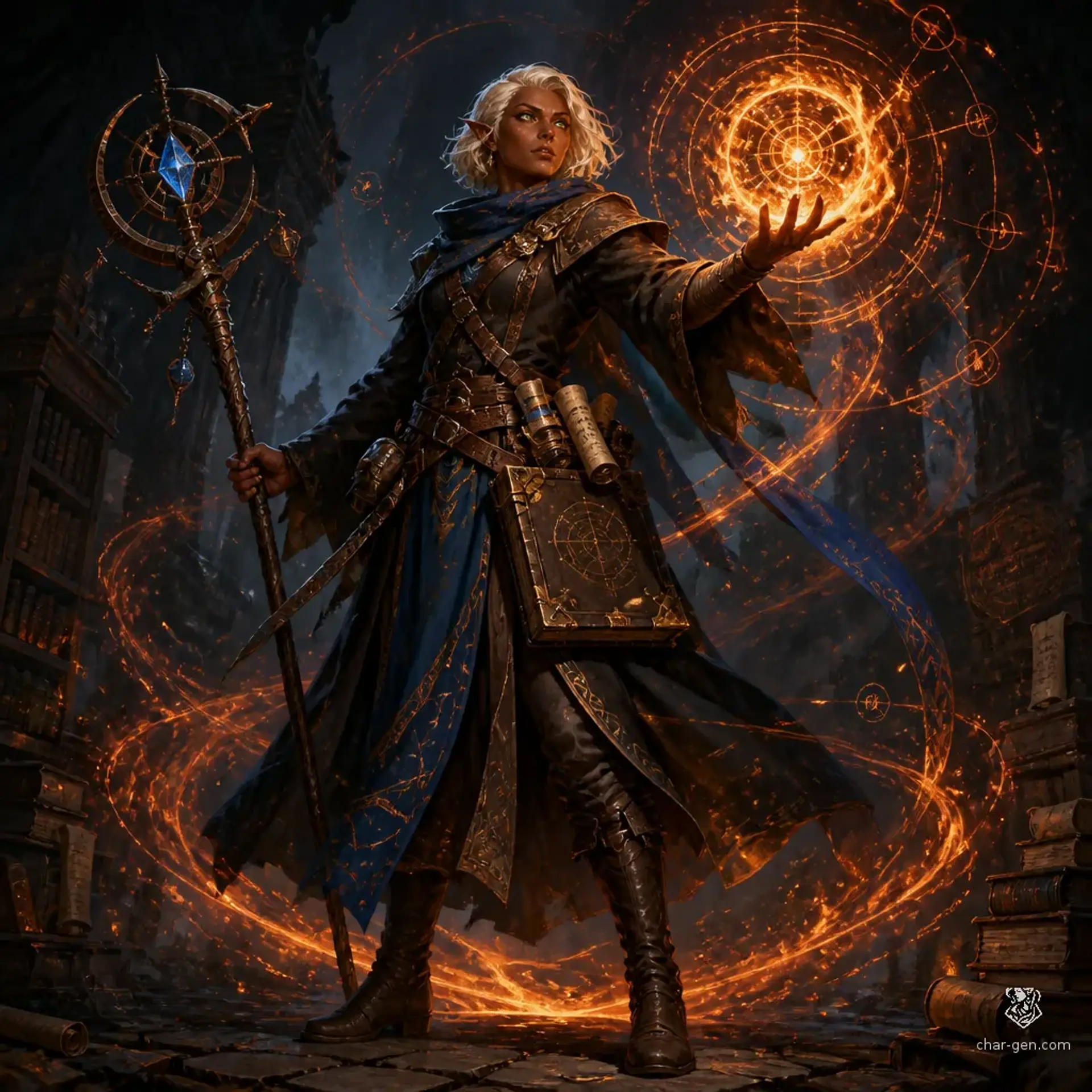 Lisbeth - AI-generated fantasy Character