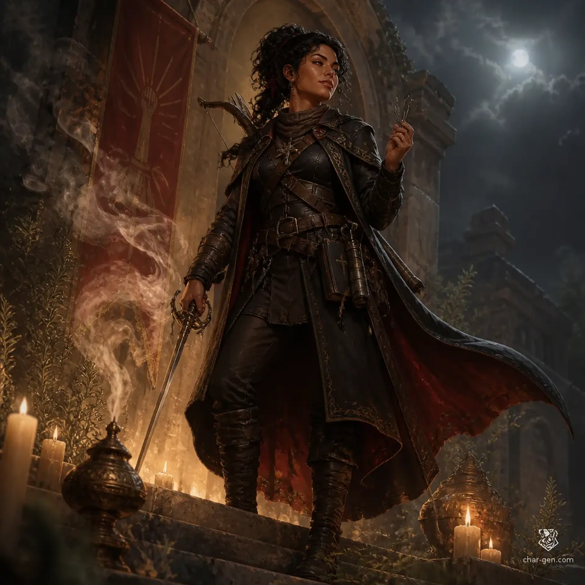 Dema Kvrtskeli - AI-generated fantasy Character