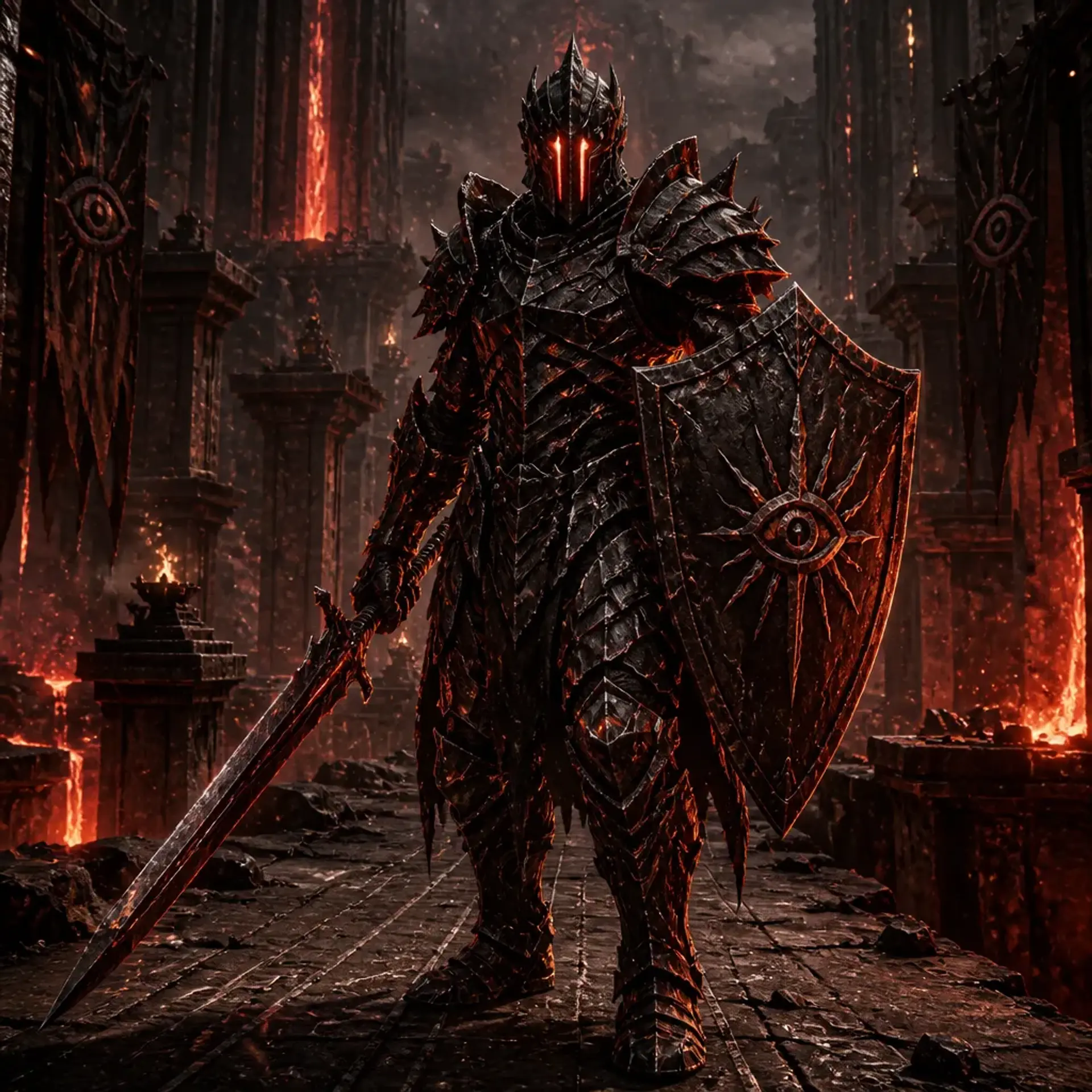 Obsidian Tribunal Enforcer - AI-generated fantasy Monster