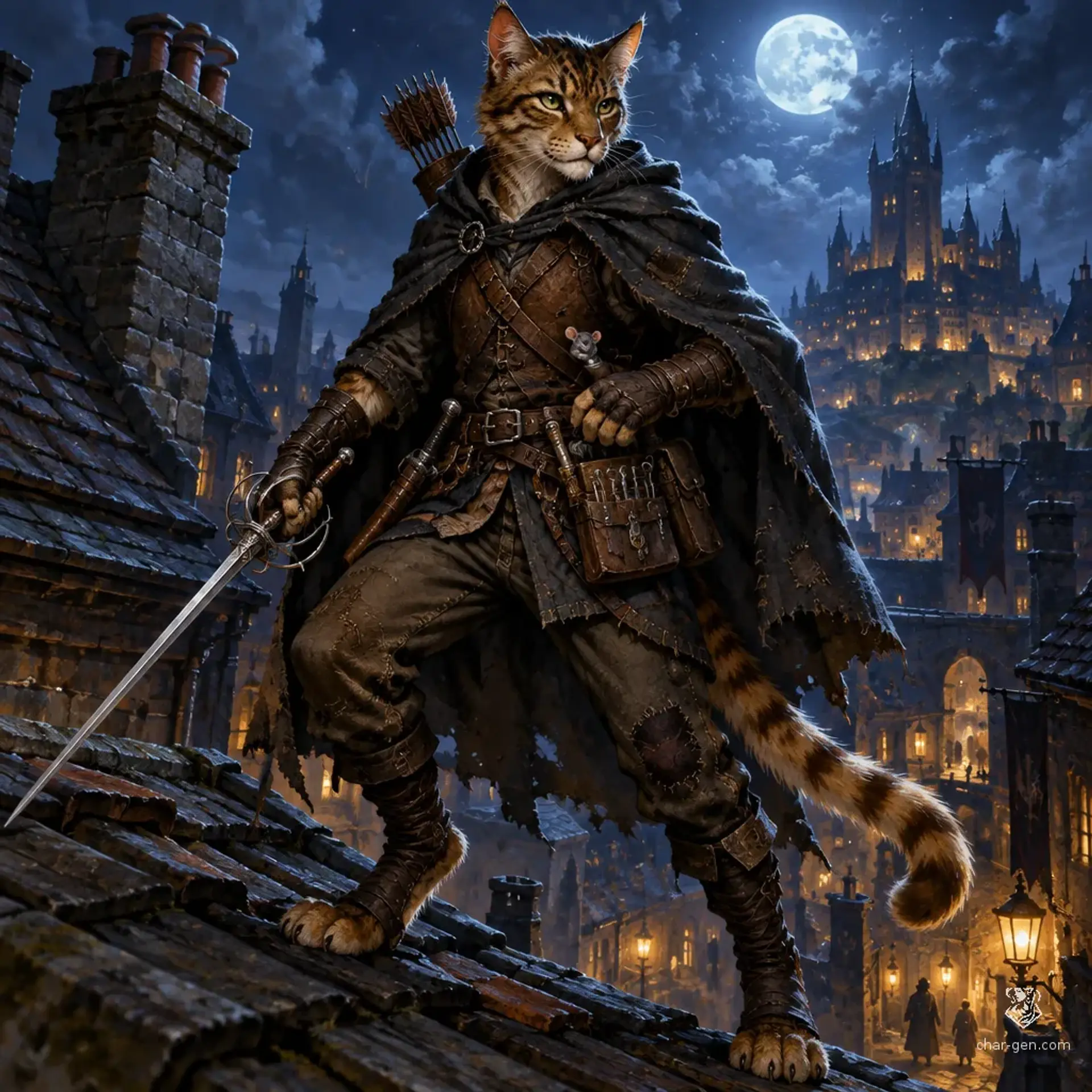 Nevyn - AI-generated fantasy Character