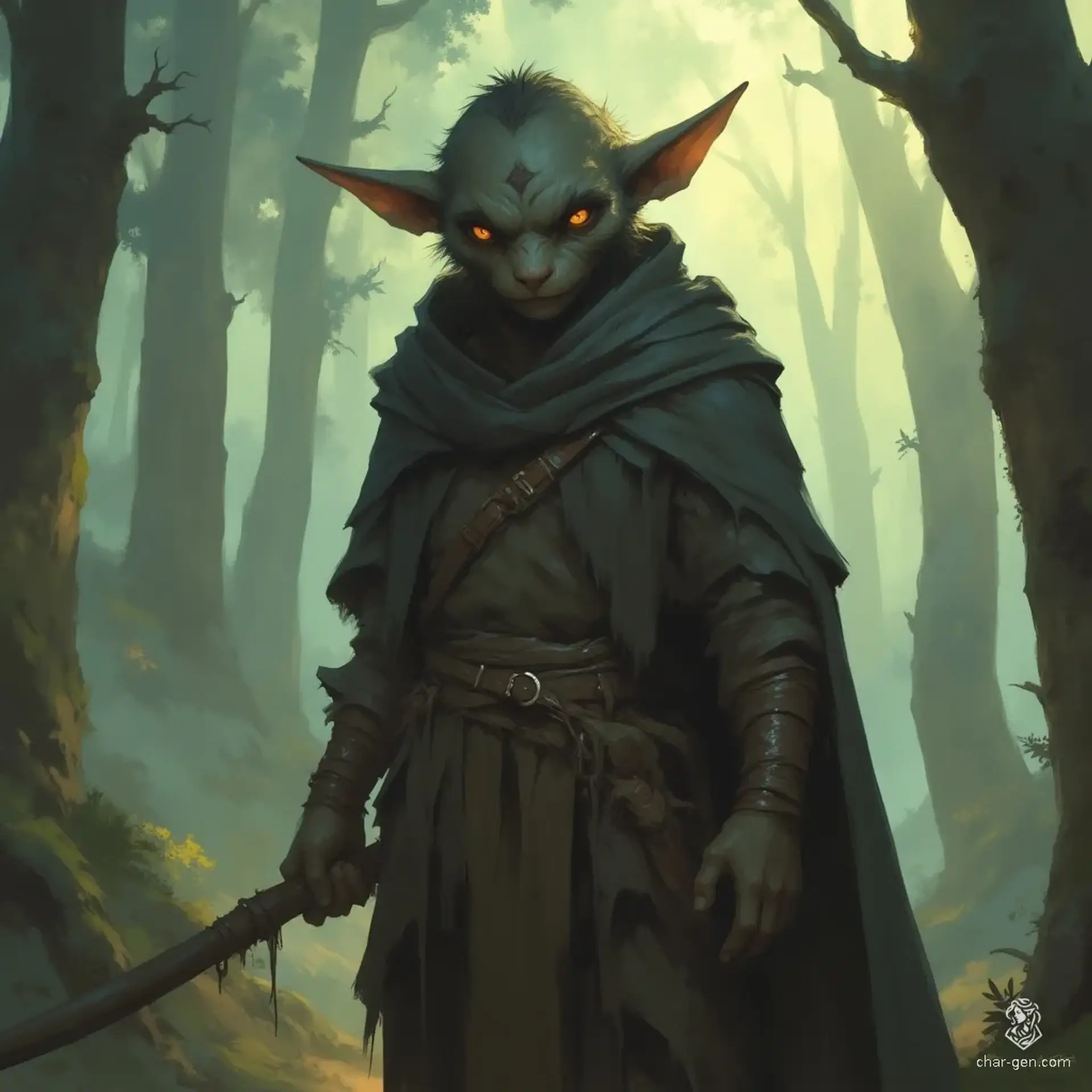 Griznak Bonecut - AI-generated fantasy NPC