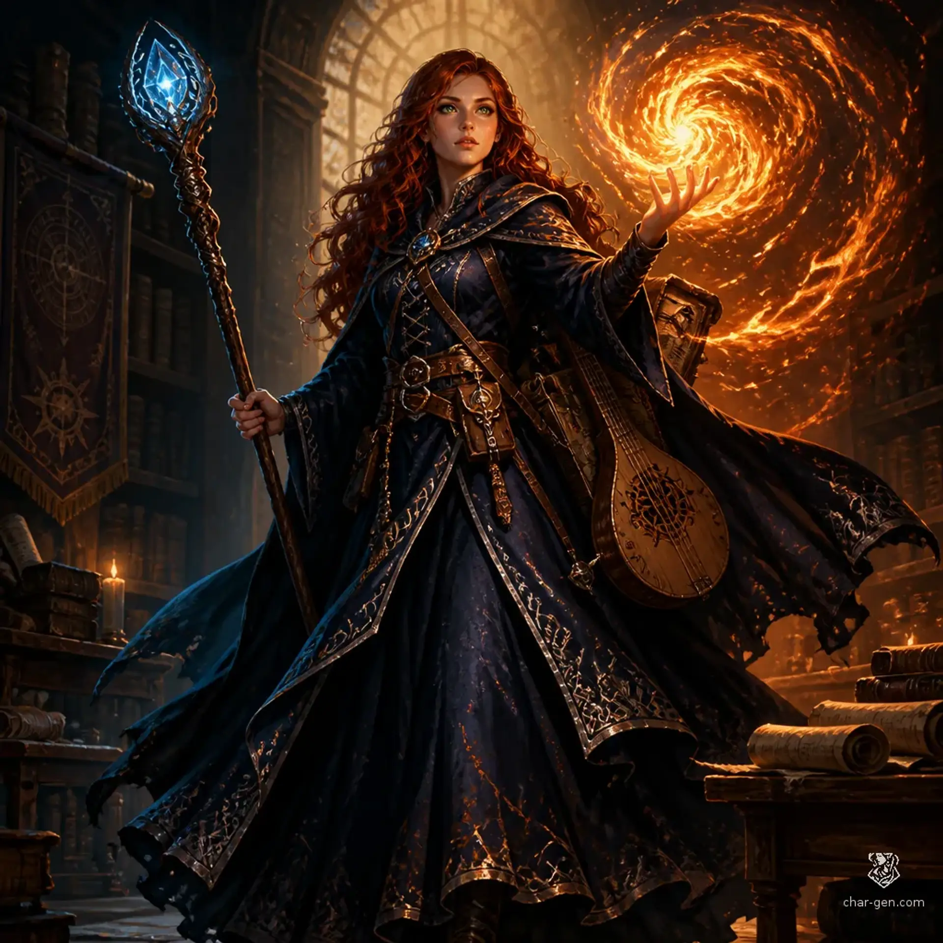 Alycia - AI-generated fantasy Character