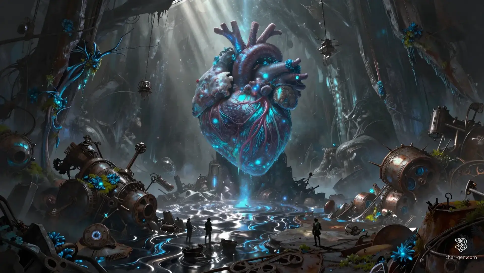 The Heart of the Rot-Bloom - AI-generated fantasy Quest