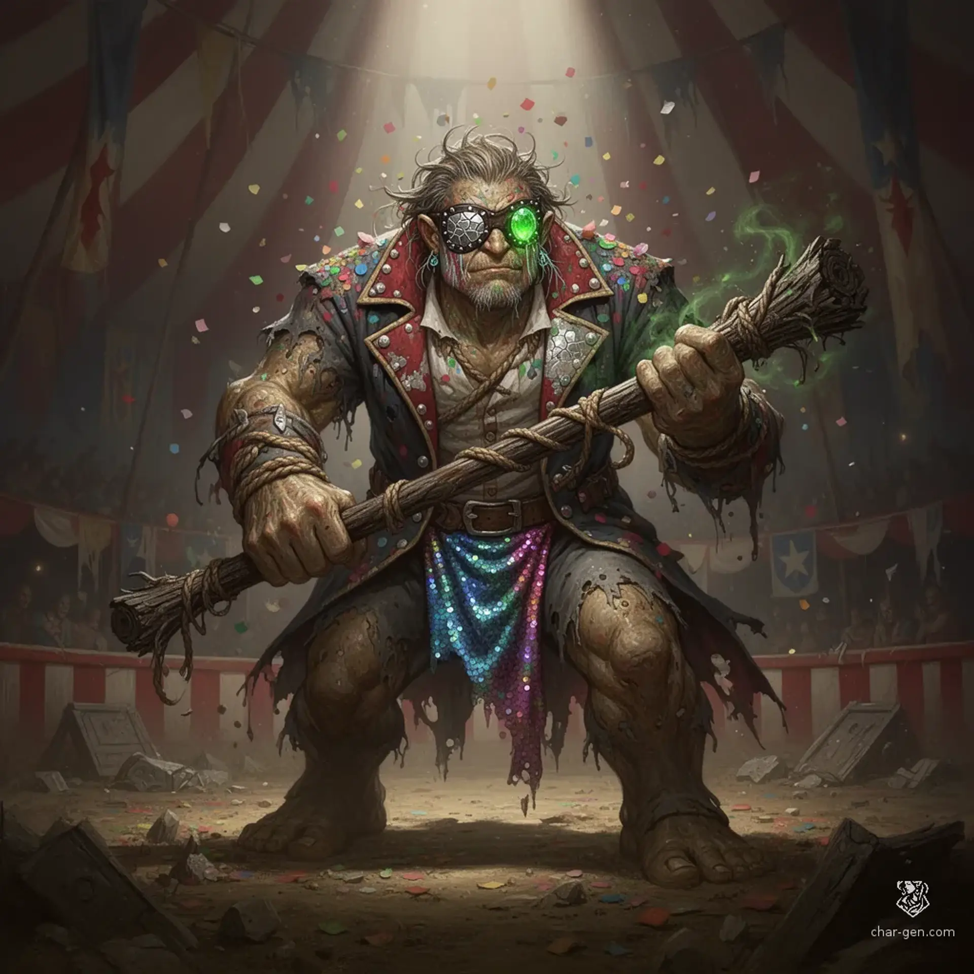 Gemkeeper Giant - AI-generated fantasy Monster
