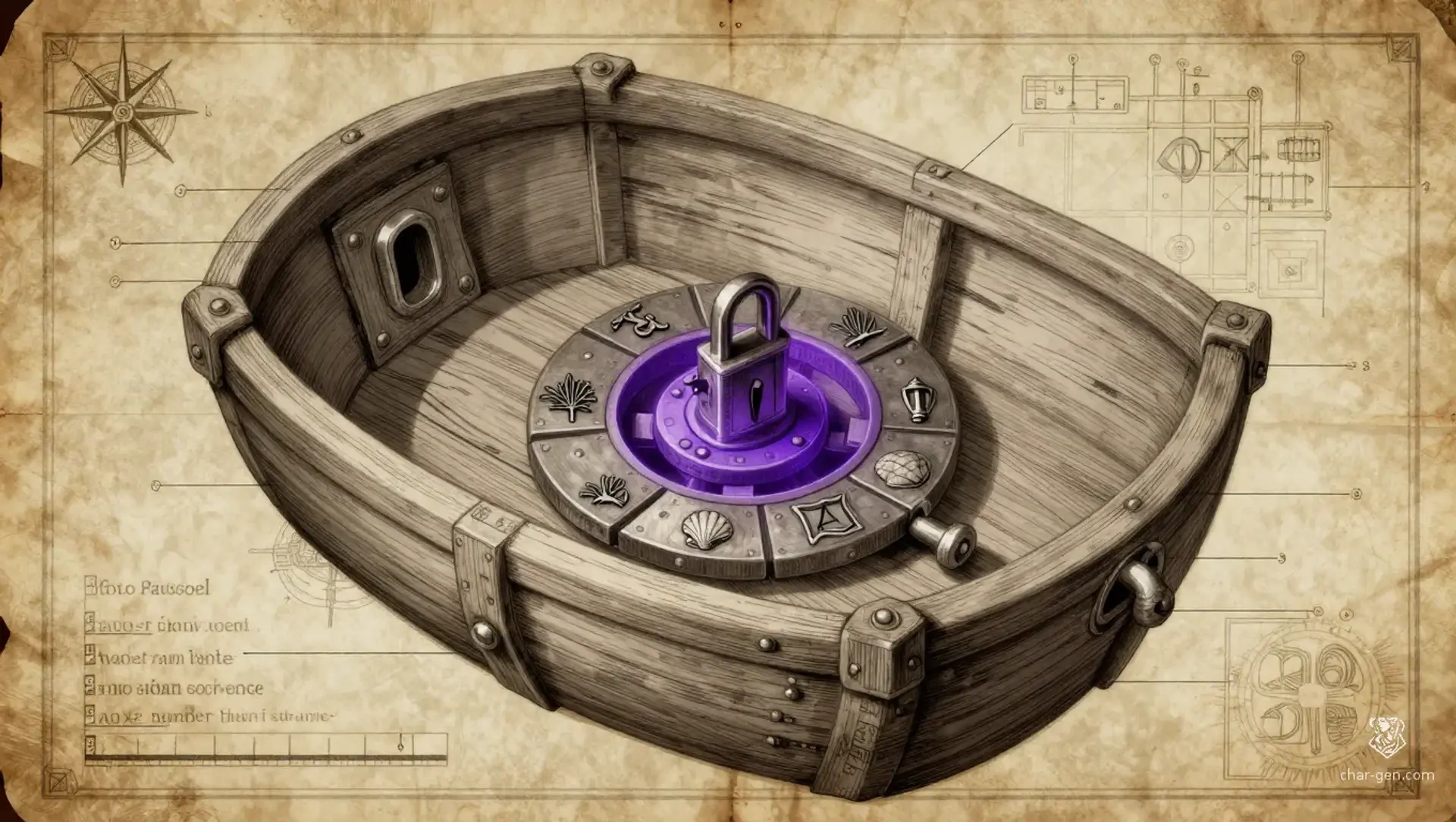 The Crest in the Reed-Boat Chest