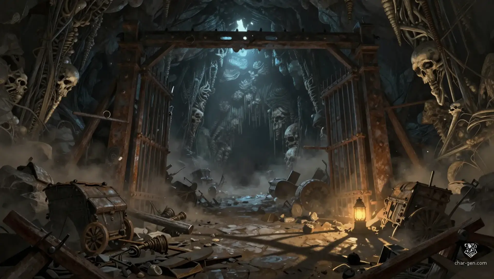 The Bone-Choked Shafts