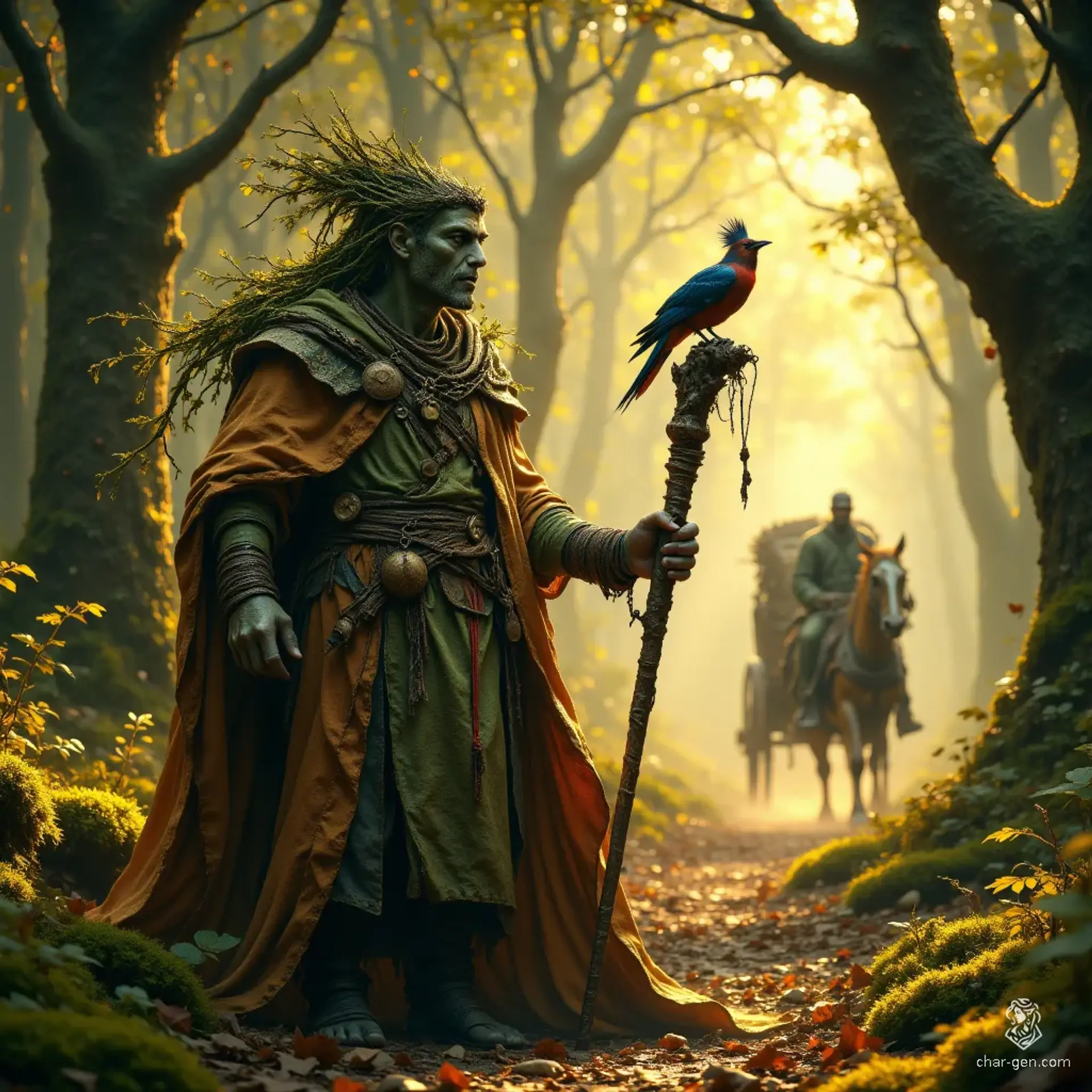 Cairnthor Oakenstaff - AI-generated fantasy NPC