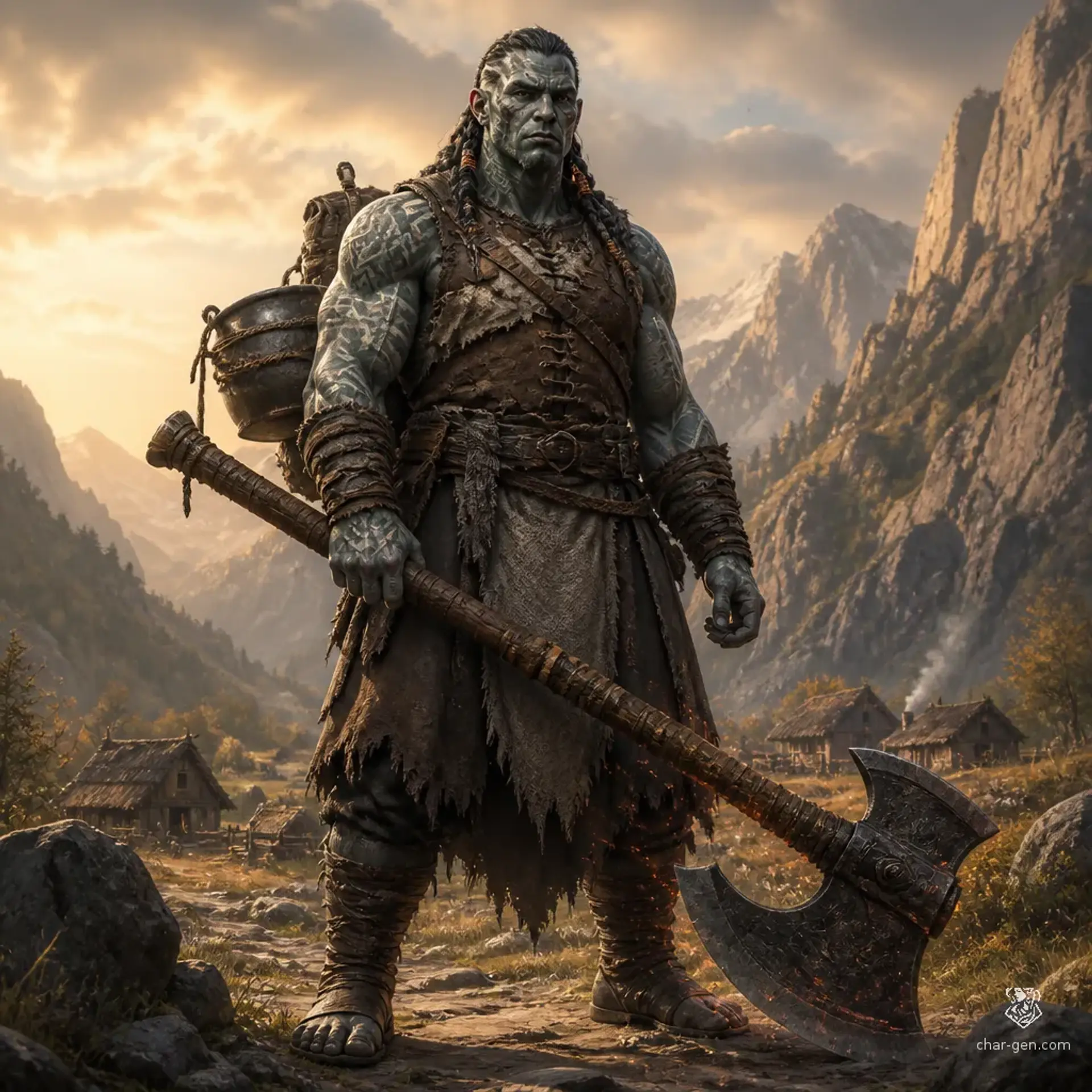 Ketrak Vardun - AI-generated fantasy Character
