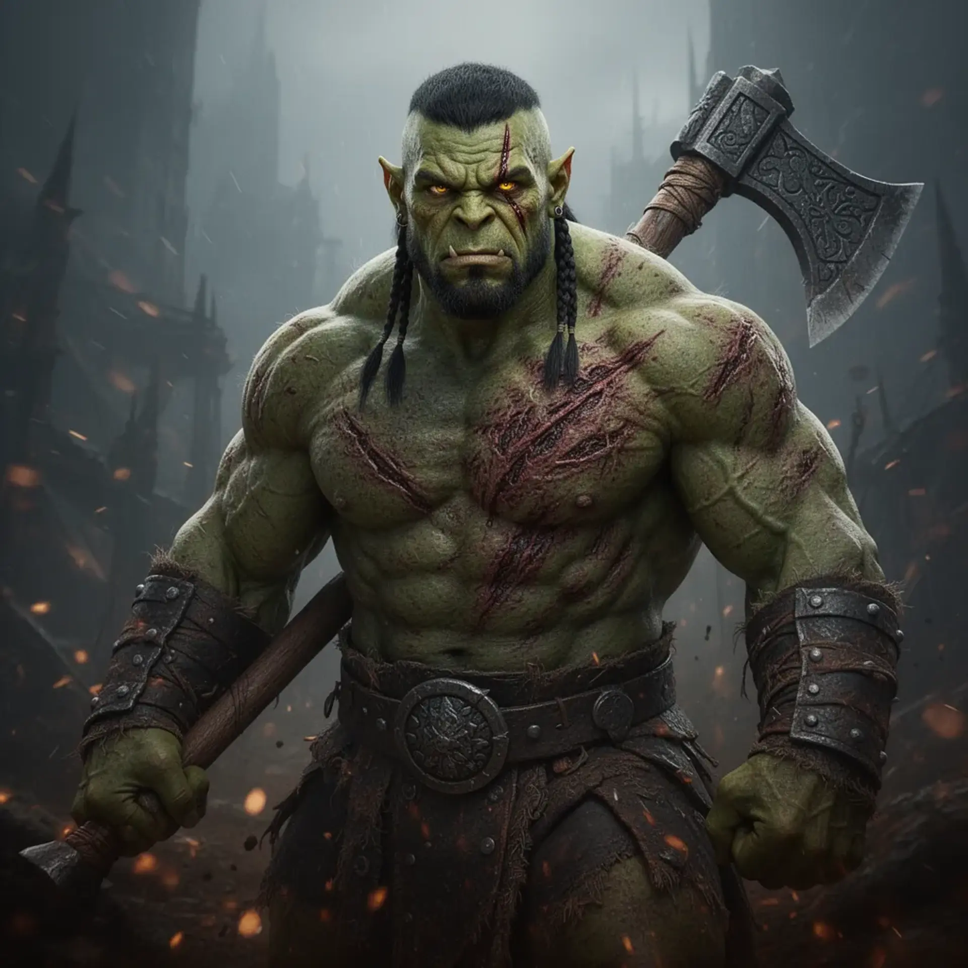 Crodaan: Thog Urk - AI-generated fantasy NPC