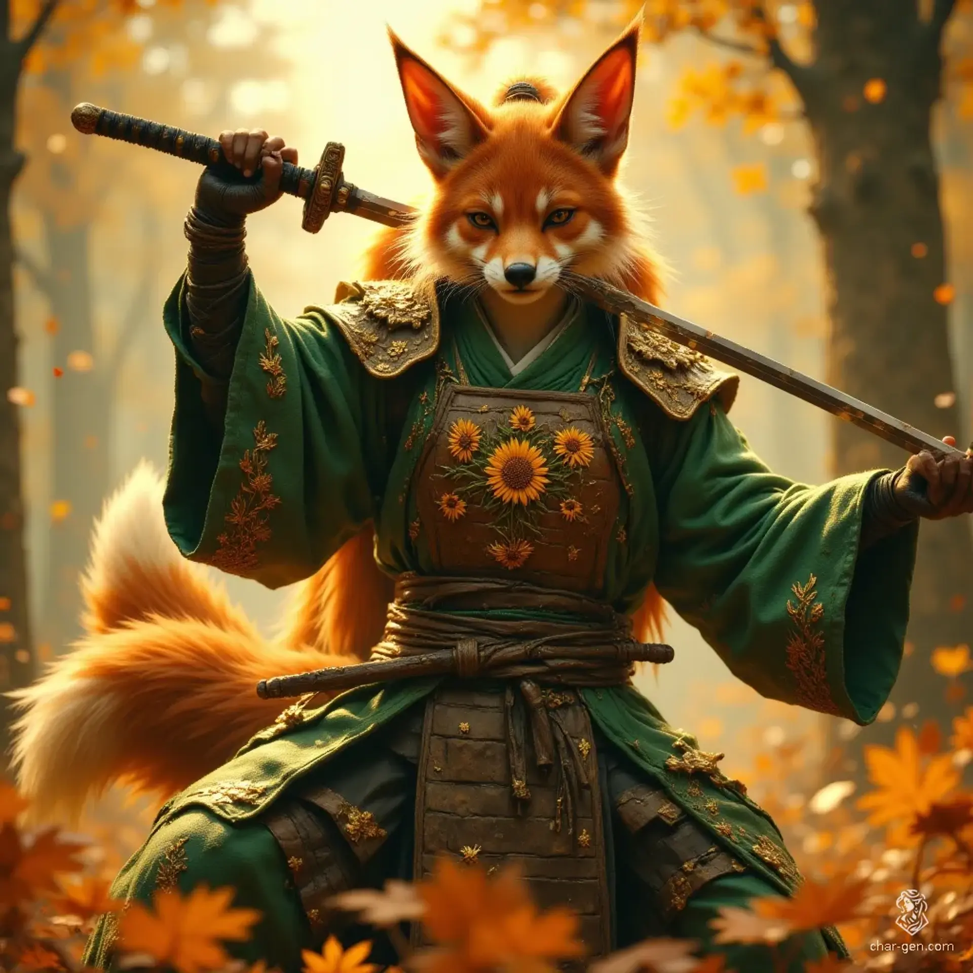 Hanahi Okaru - AI-generated fantasy NPC