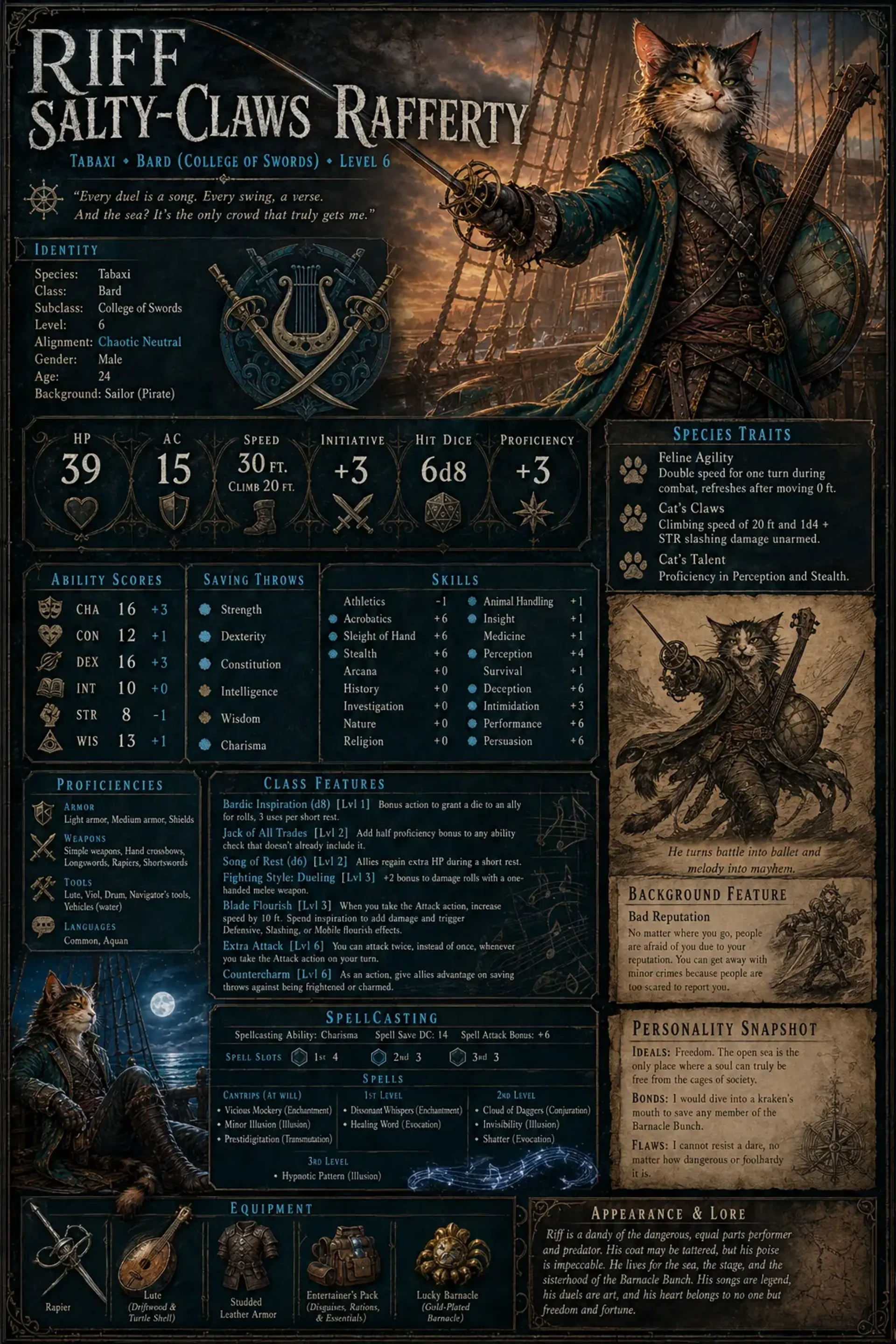 Character Sheet