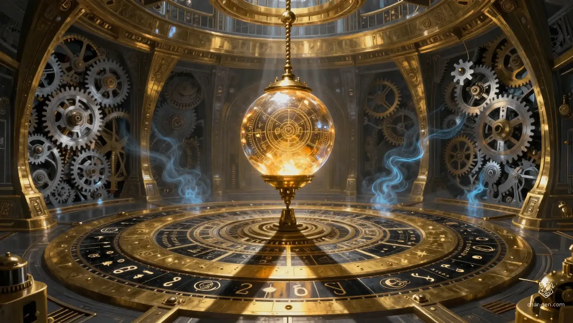 The Synchronous Chronolith - AI-generated fantasy Puzzle