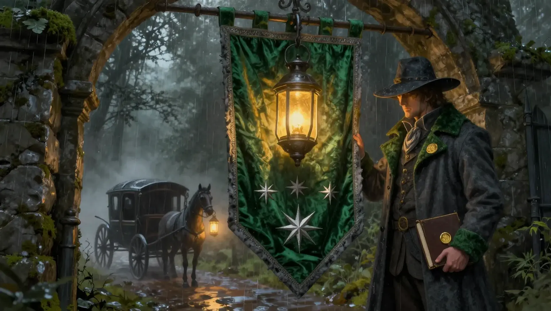 The Lantern Gate Household - AI-generated fantasy Faction