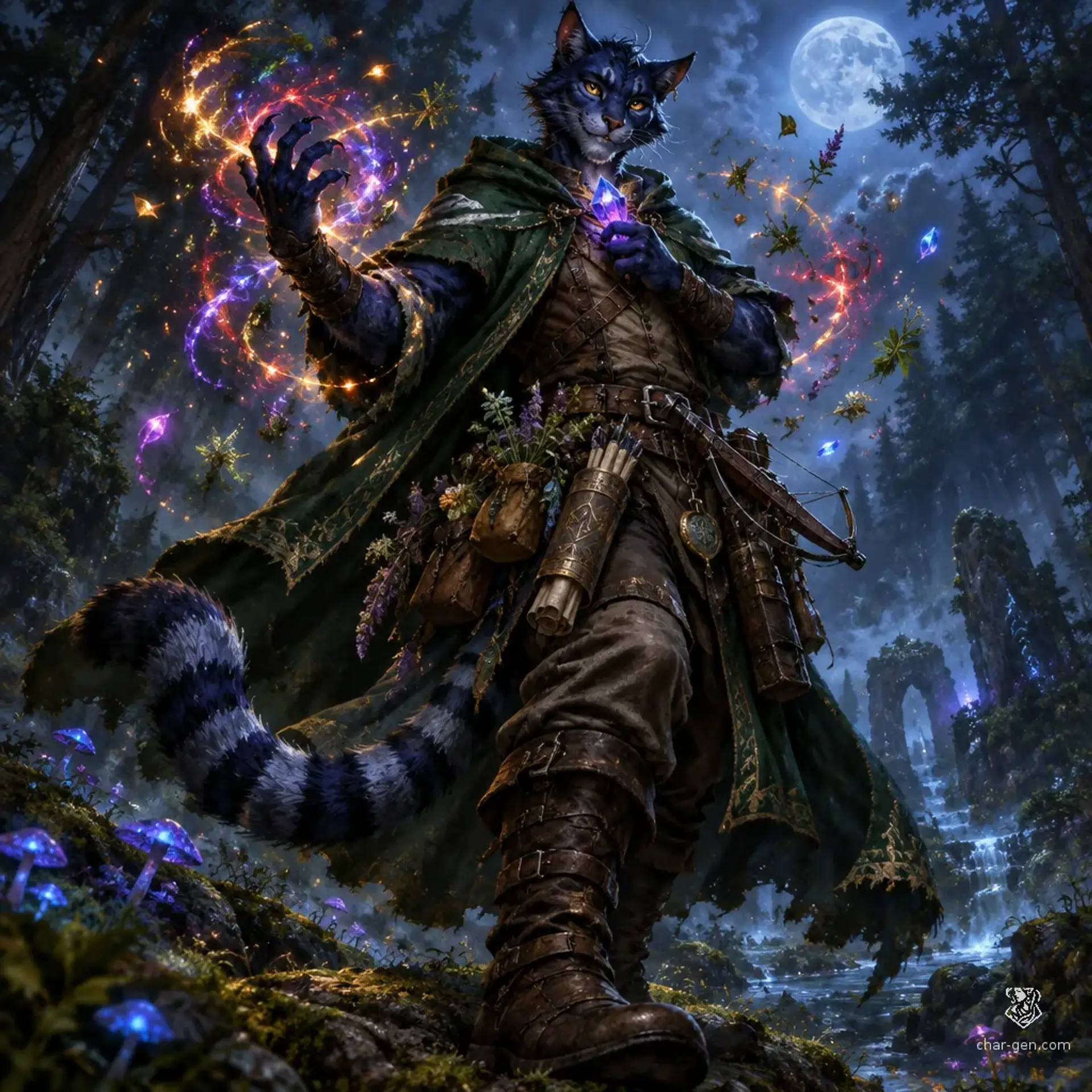 LUNA - AI-generated fantasy Character