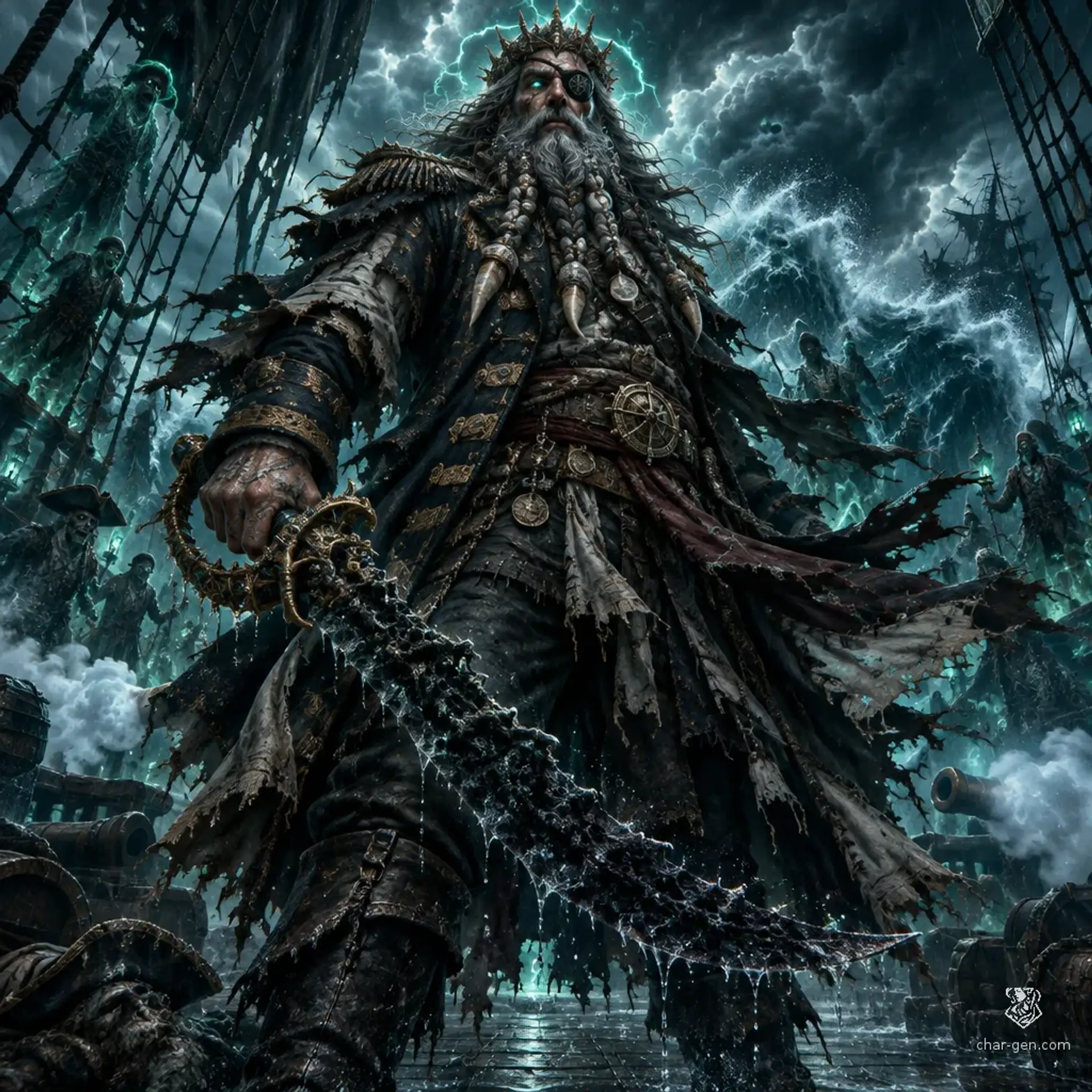 Lloyd 'Greybeard' Marinous, King of the Pirates