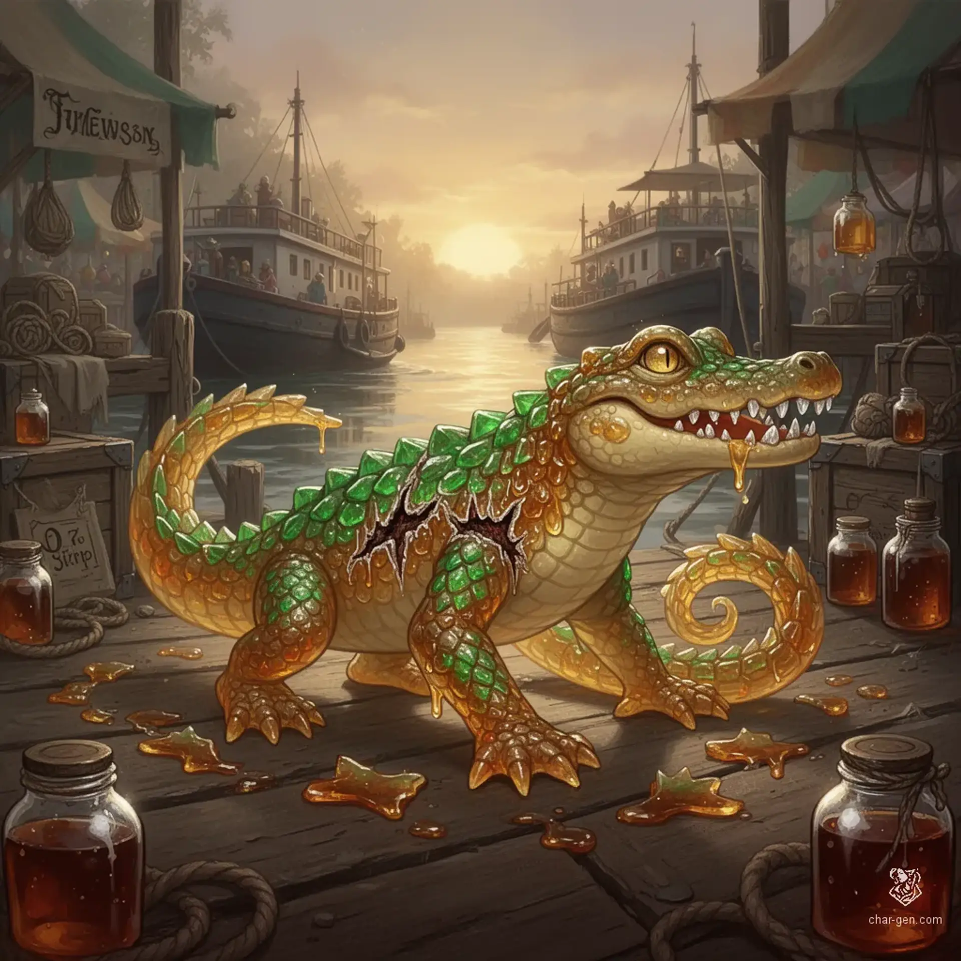 Taffra Mirejaw - AI-generated fantasy NPC