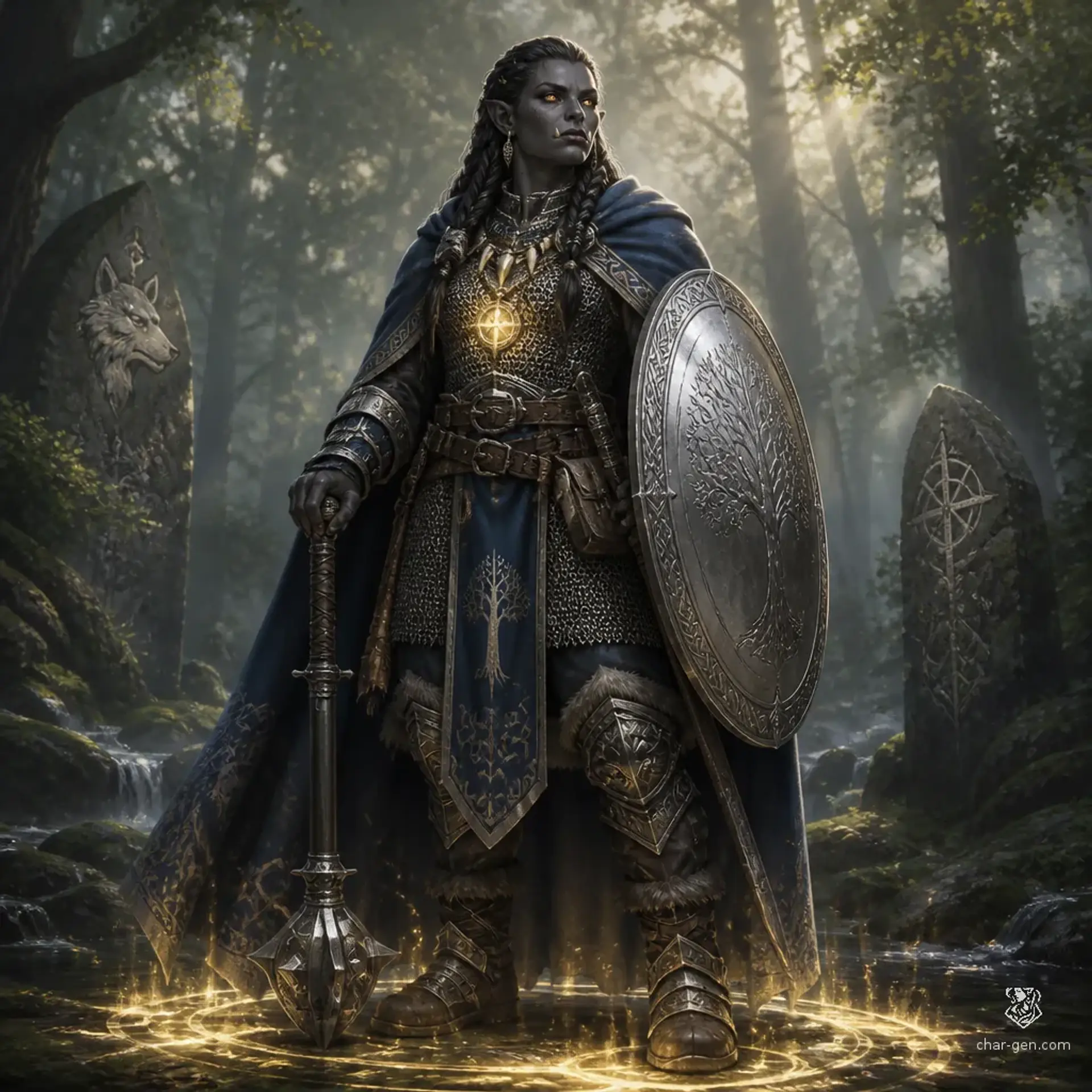Thalassa Mordane - AI-generated fantasy Character