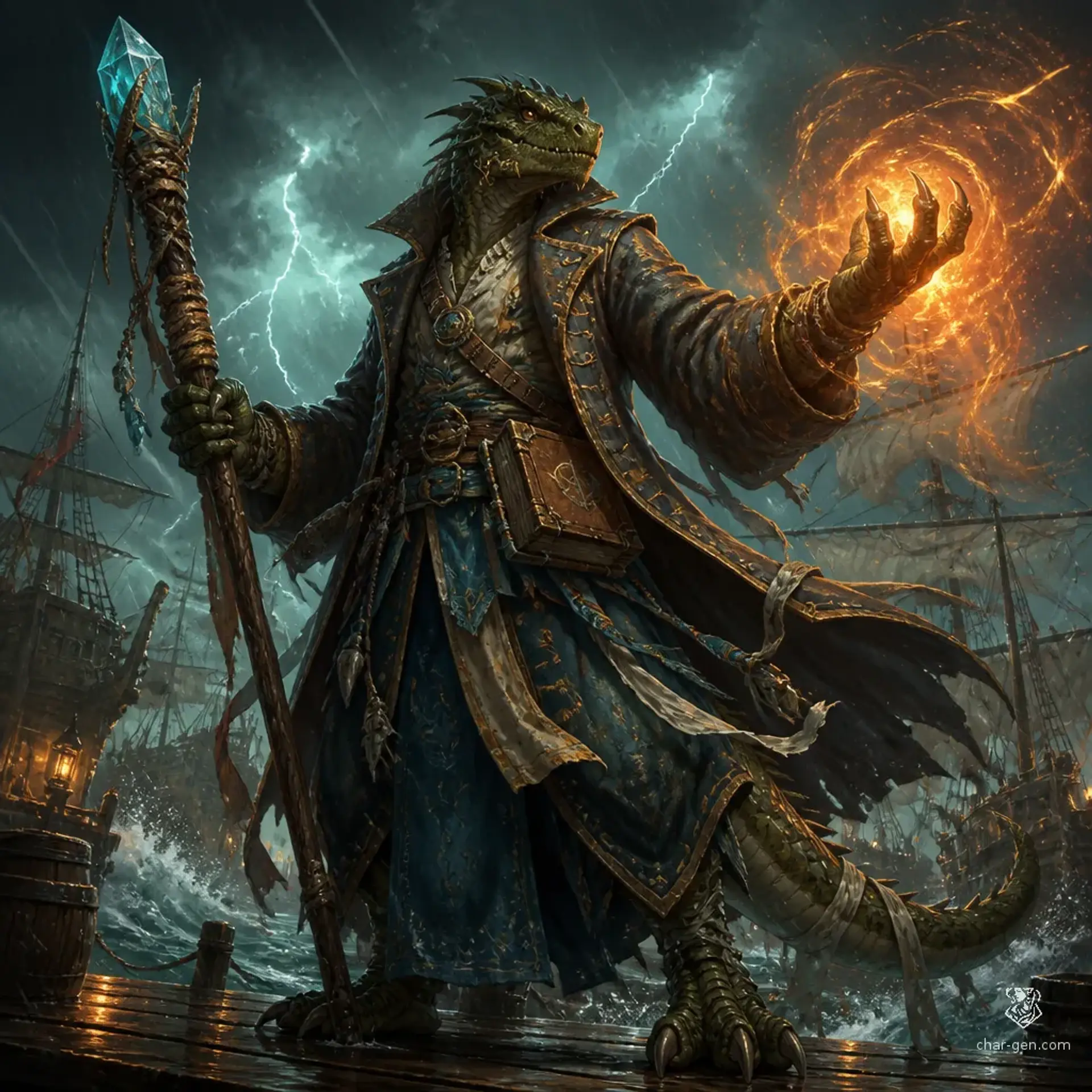 Drox - AI-generated fantasy Character