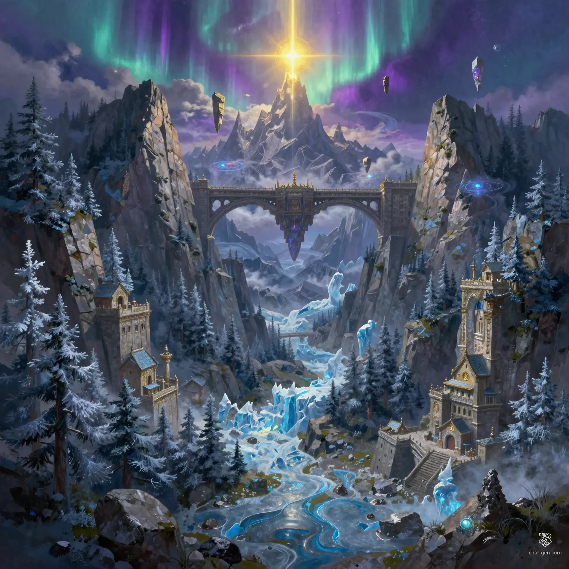 Vallahalla - AI-generated fantasy Region