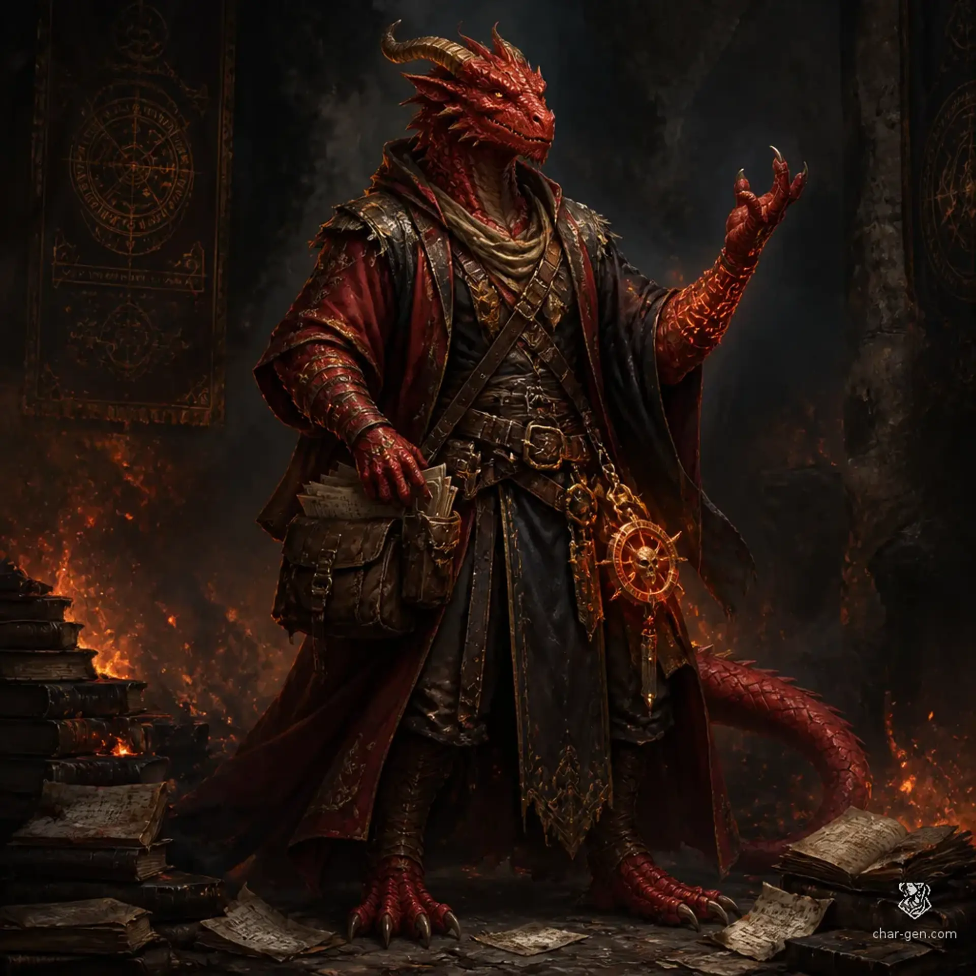 Ardyn Vhal - AI-generated fantasy Character